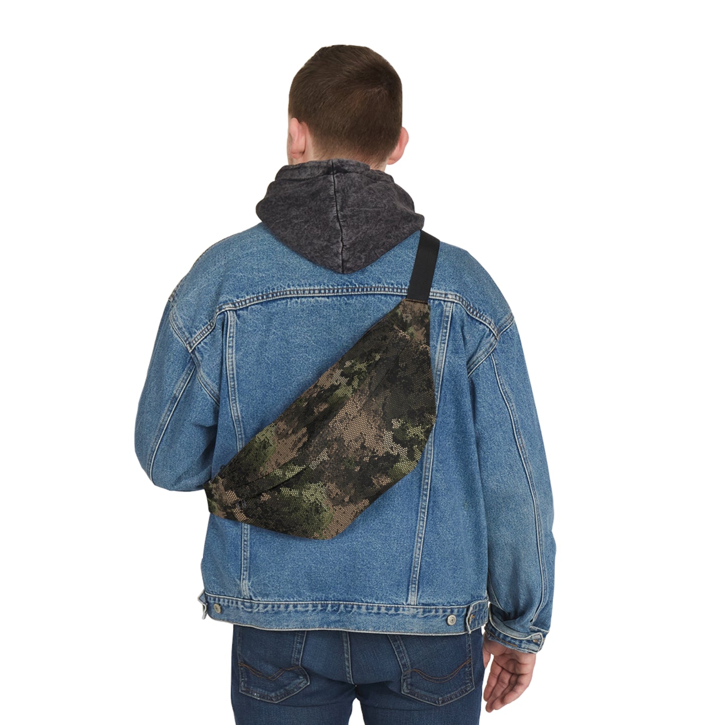 Tarnung Große Bauchtasche – Taktische Camo-Gürteltasche