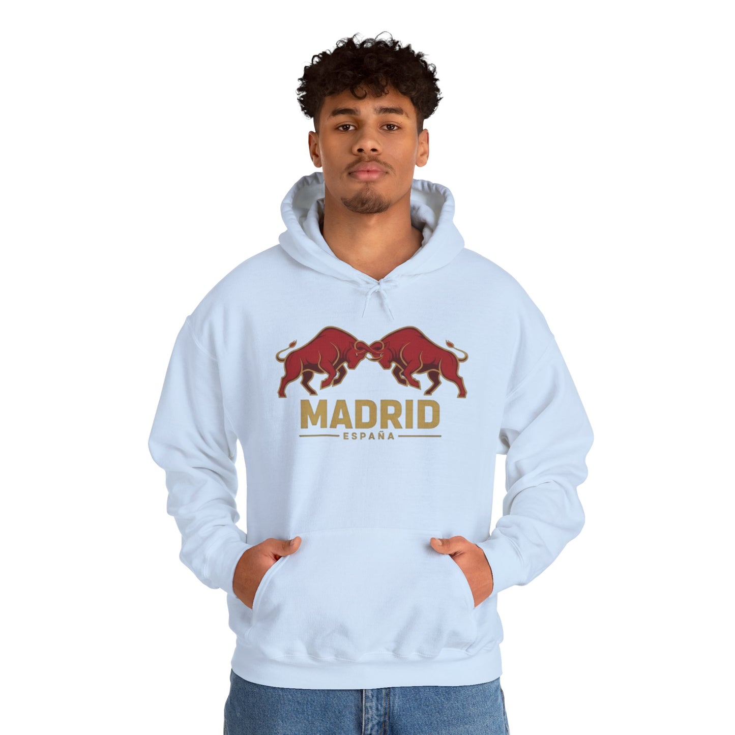 Madrid Spain Bull Hoodie – Vintage Fighting Bulls Graphic Sweatshirt