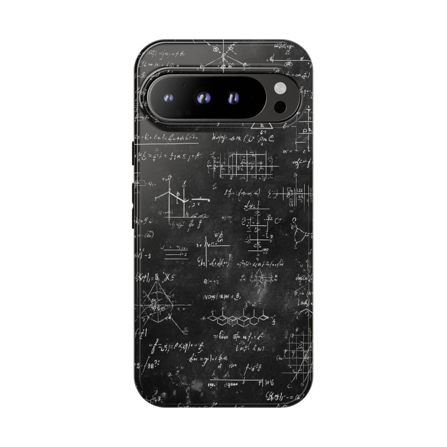 Handyhülle „Mathegleichungen – Tough Case“ – Schutzhülle mit Kreidetafel-Wissenschaftsformel für iPhone, Samsung Galaxy und Google Pixel