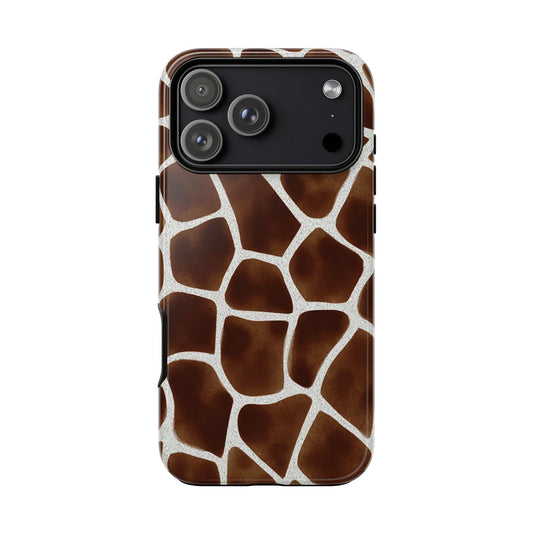 Robuste Handyhülle mit Giraffendruck - Schutzhülle mit Safari-Tiermuster für iPhone, Samsung Galaxy & Google Pixel