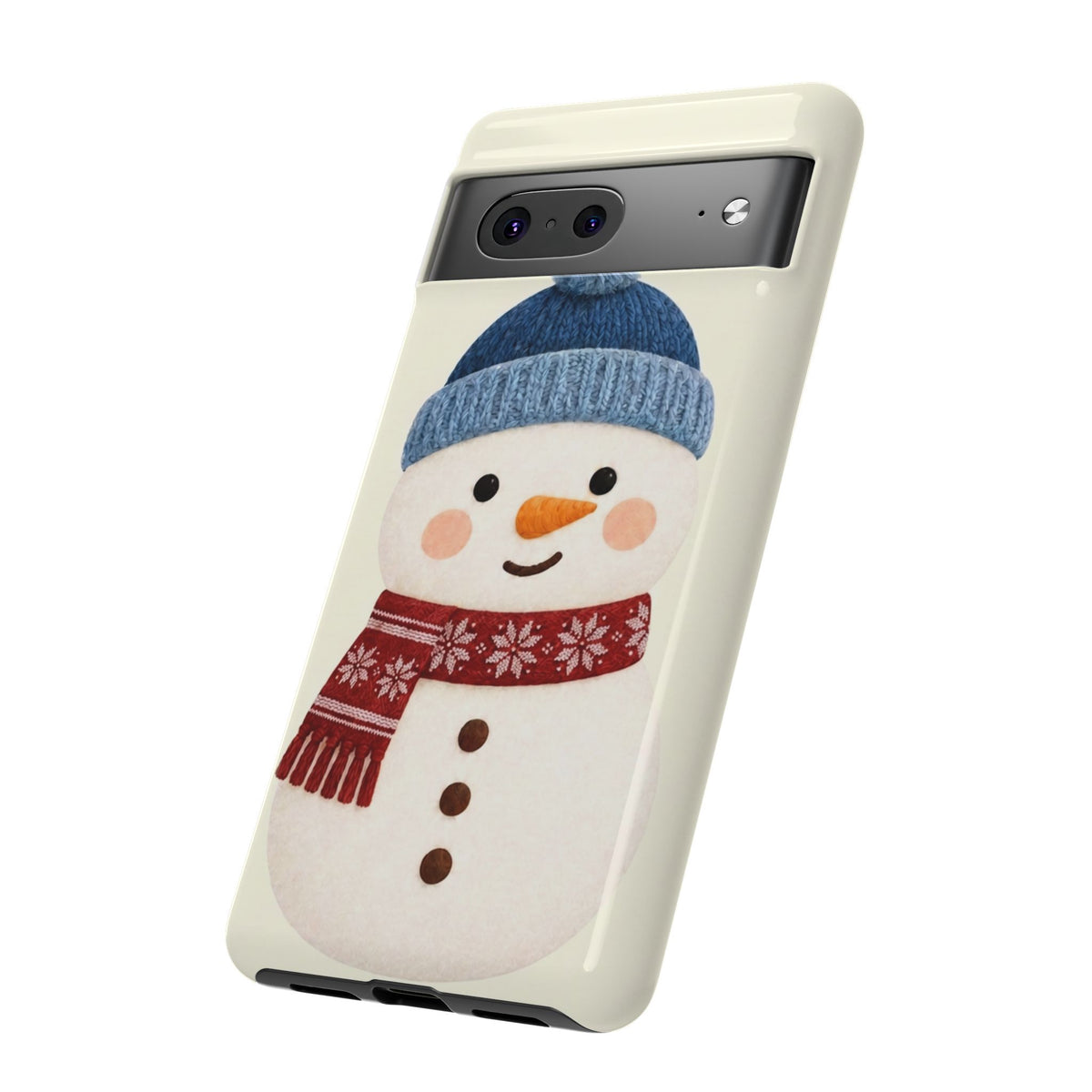 Christmas Snowman Tough Phone Case – iPhone, Samsung & Google Pixel