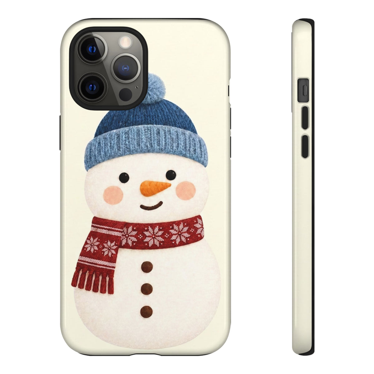 Christmas Snowman Tough Phone Case – iPhone, Samsung & Google Pixel