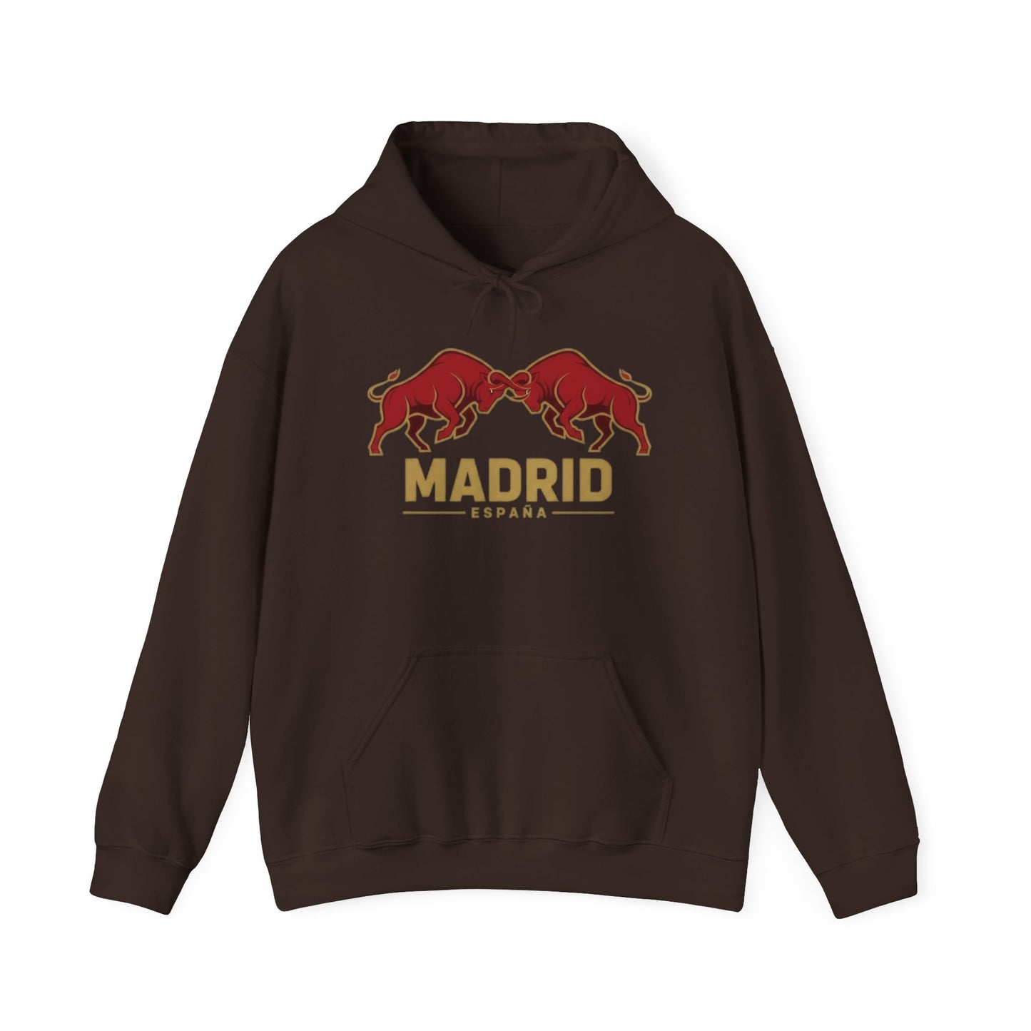 Madrid Spain Bull Hoodie – Vintage Fighting Bulls Graphic Sweatshirt