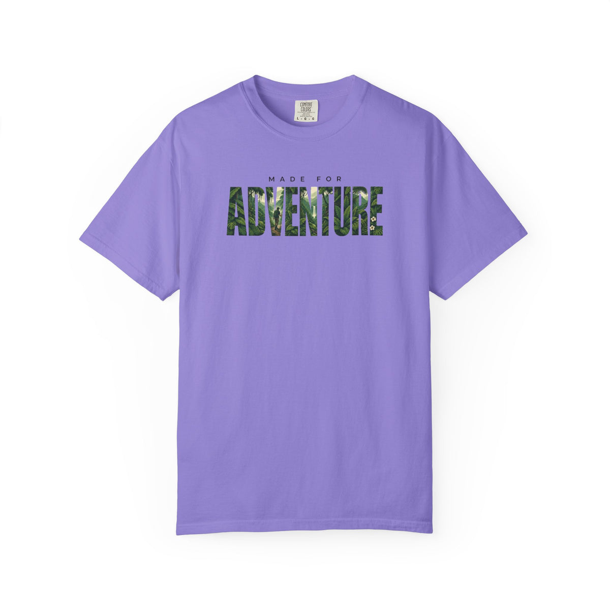 T-shirt « Made for Adventure » – T-shirt unisexe à motif jungle