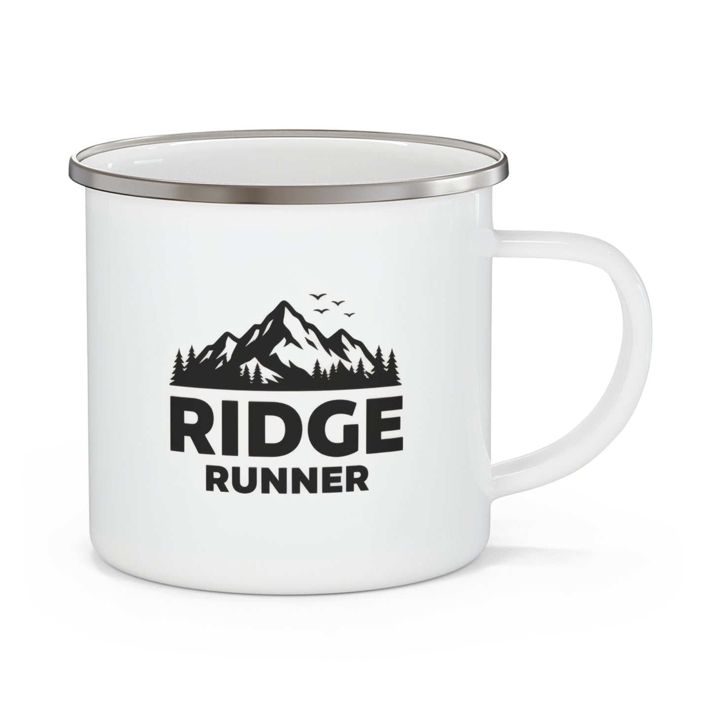 Ridge Runner Emaille-Campingbecher — Berg-Camping-Kaffeetasse