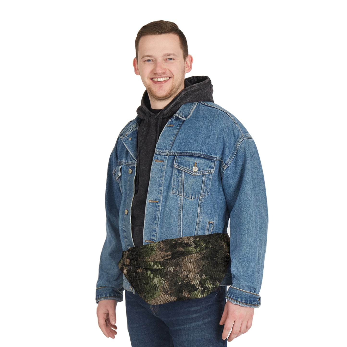 Tarnung Große Bauchtasche – Taktische Camo-Gürteltasche