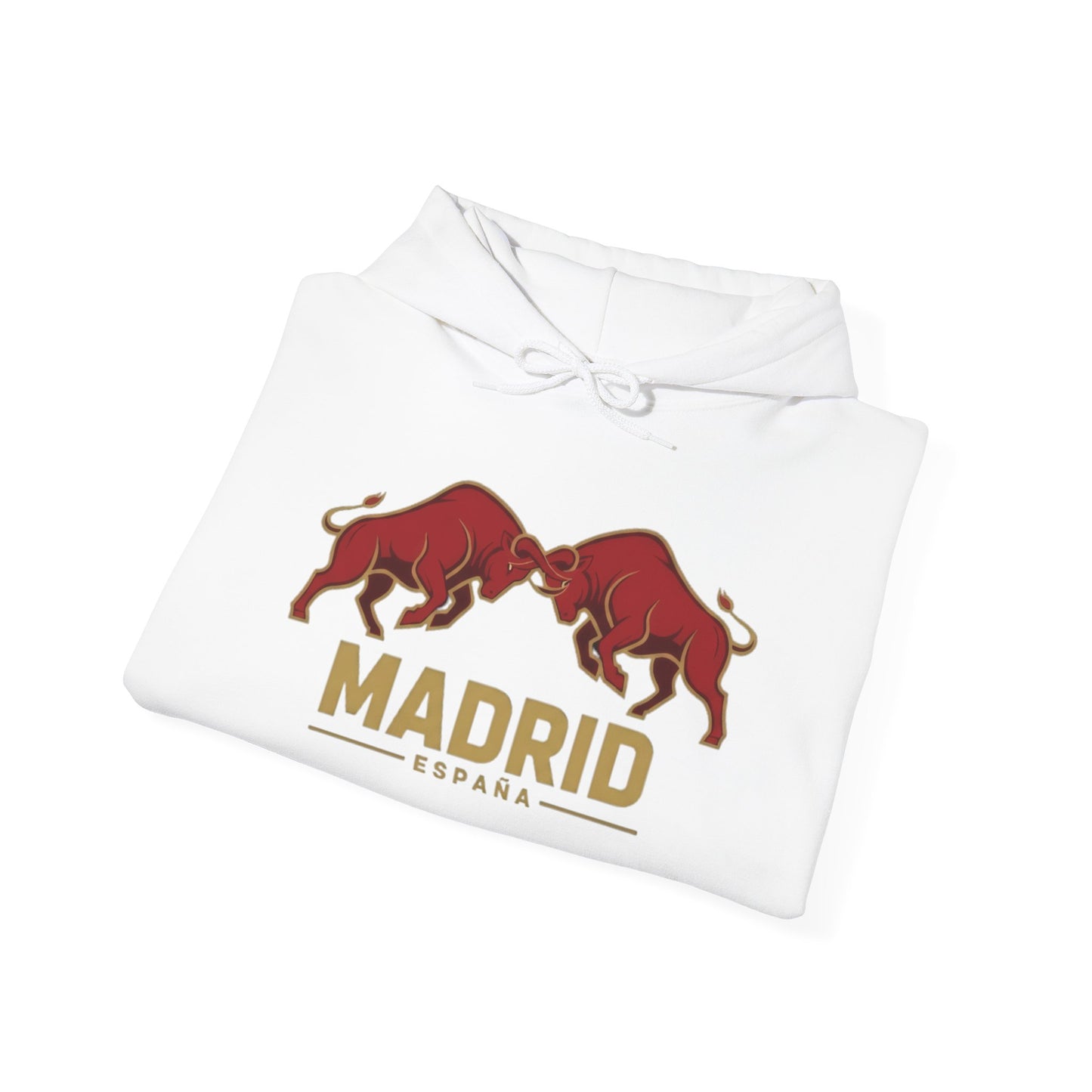 Madrid Spain Bull Hoodie – Vintage Fighting Bulls Graphic Sweatshirt