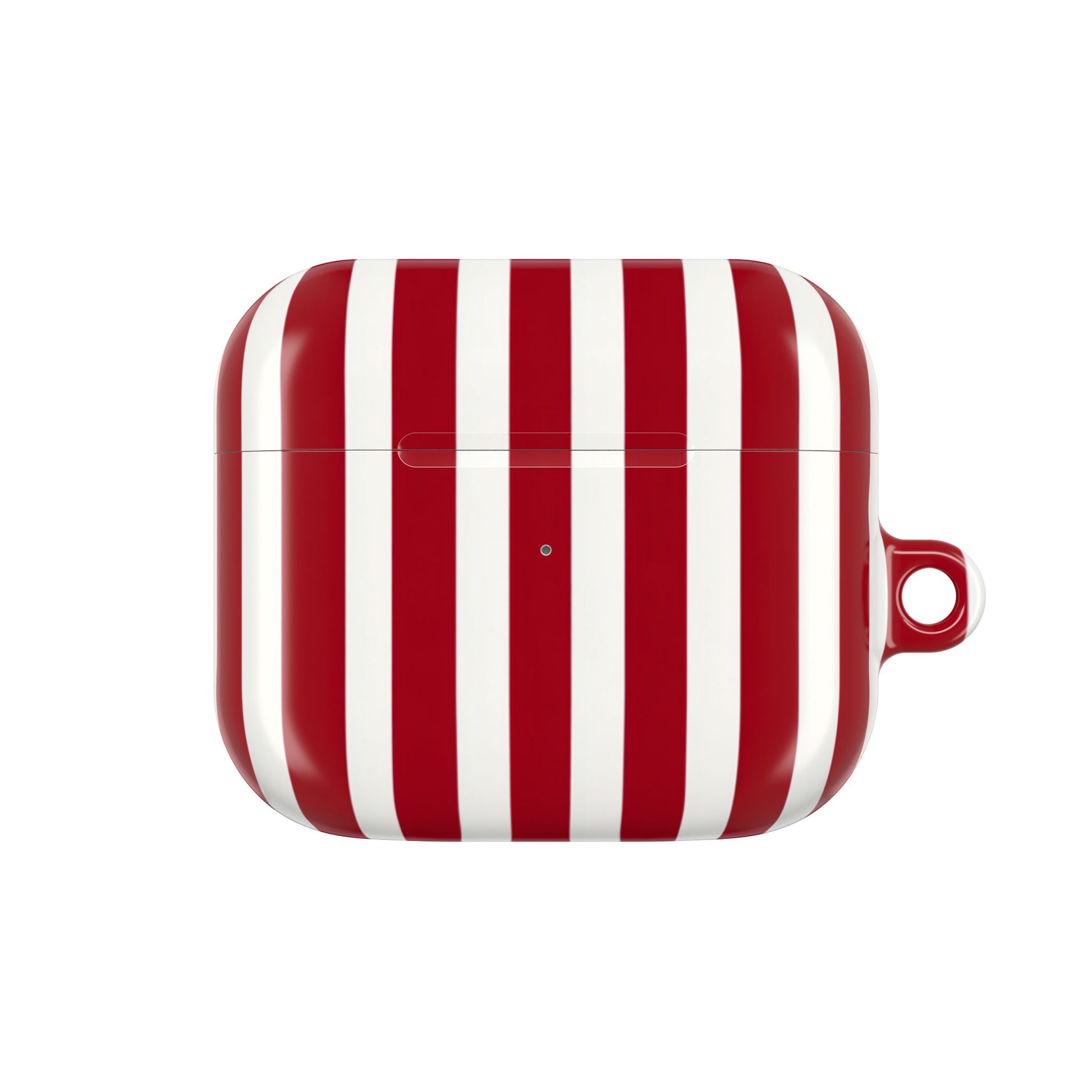 Candy cane stripe AirPods Gen 3 case – scratch-resistant hard shell with wireless charging support
