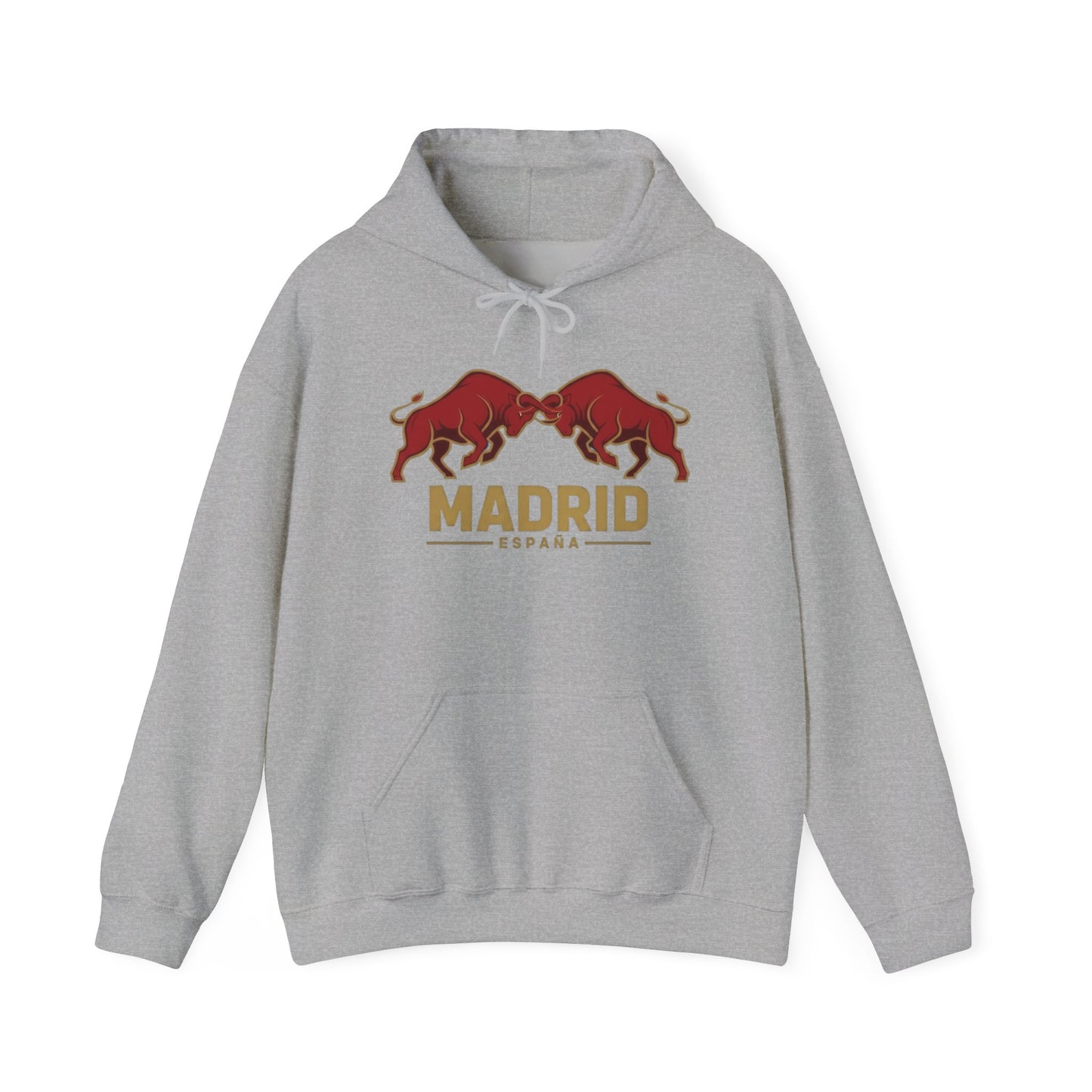Madrid Spain Bull Hoodie – Vintage Fighting Bulls Graphic Sweatshirt