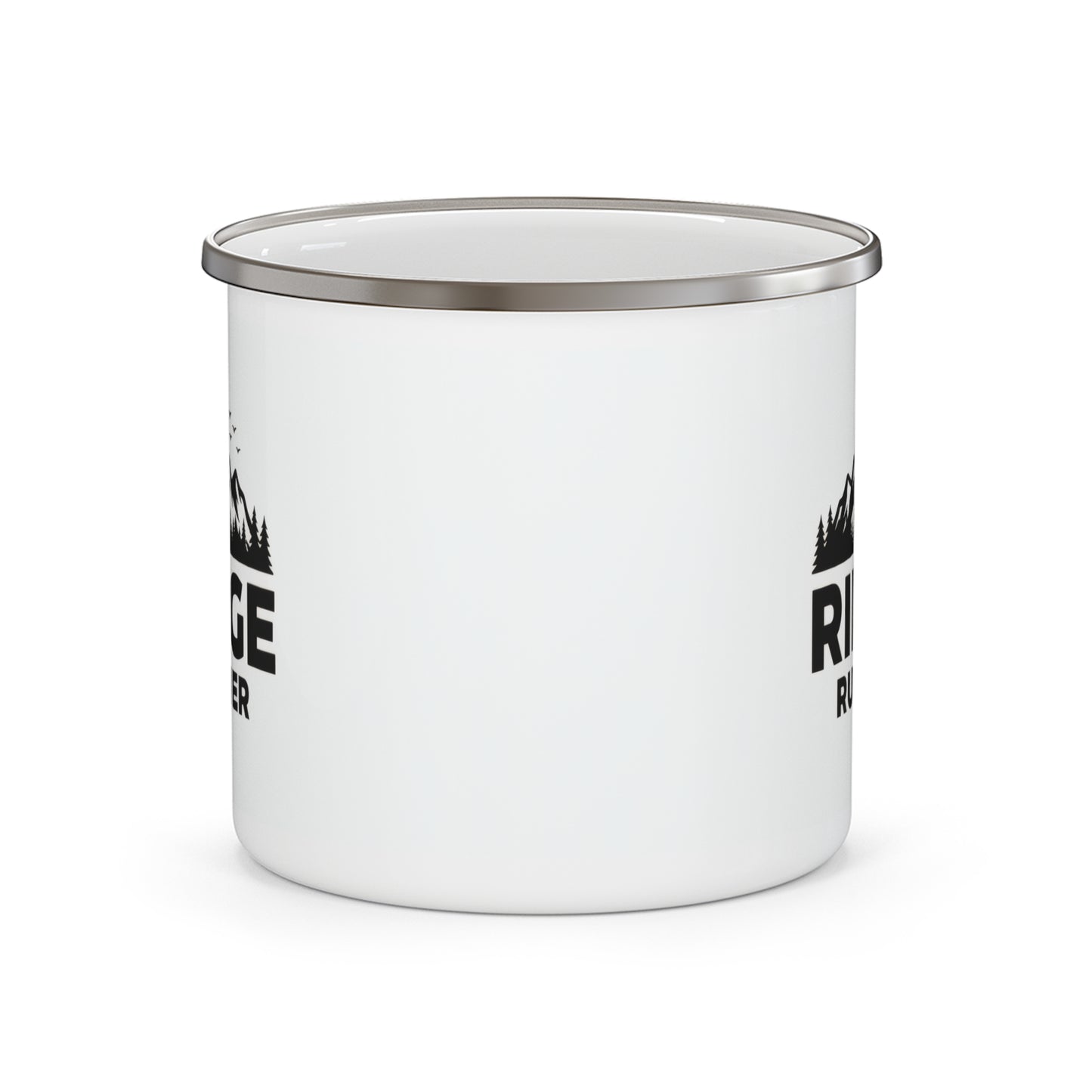 Ridge Runner Emaille-Campingbecher — Berg-Camping-Kaffeetasse