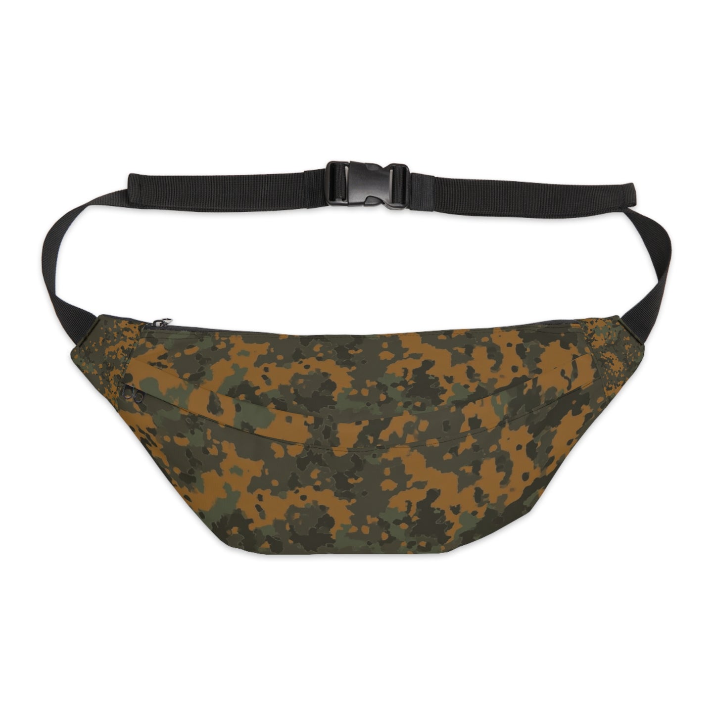 Flecktarn Camo Large Fanny Pack – Bauchtasche im deutschen Militärstil