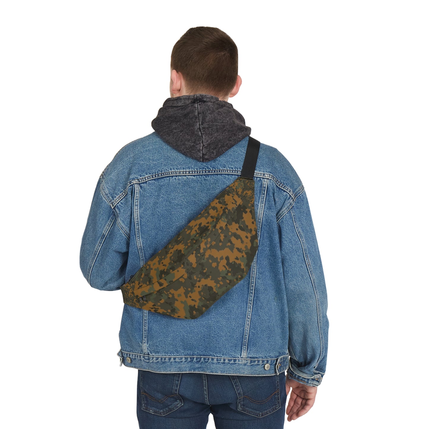 Flecktarn Camo Large Fanny Pack – Bauchtasche im deutschen Militärstil