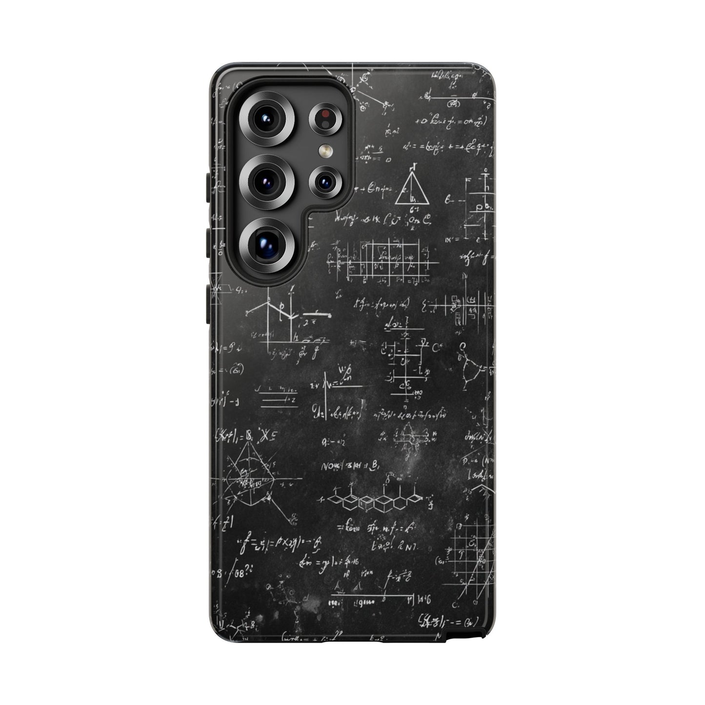 Handyhülle „Mathegleichungen – Tough Case“ – Schutzhülle mit Kreidetafel-Wissenschaftsformel für iPhone, Samsung Galaxy und Google Pixel