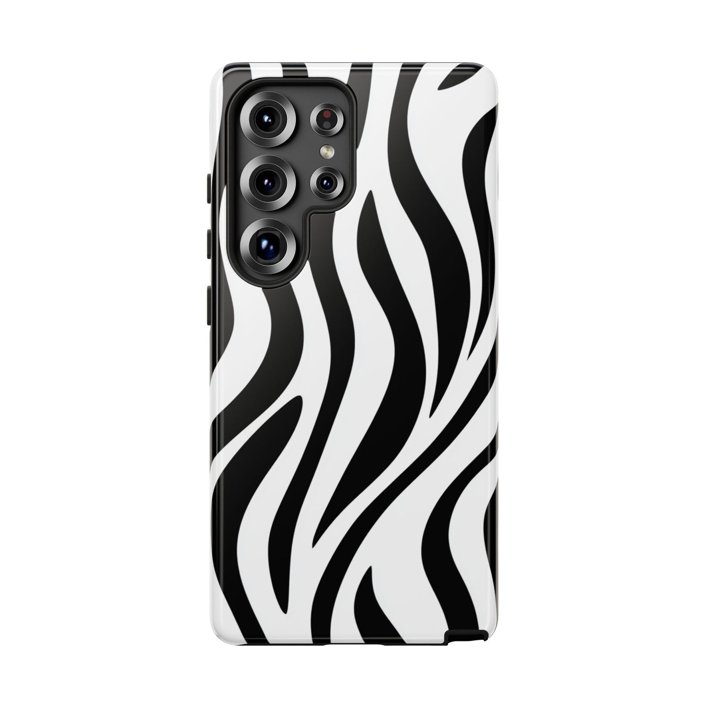 Zebra-Print Robuste Handyhülle - Schutzhülle mit Schwarz-Weißem Tiermuster für iPhone, Samsung Galaxy & Google Pixel