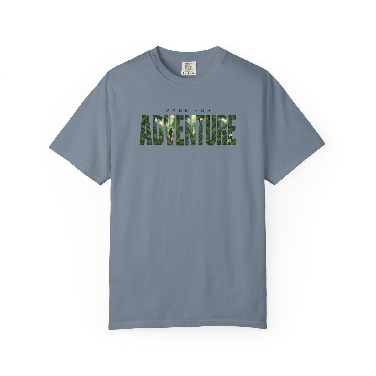 T-shirt « Made for Adventure » – T-shirt unisexe à motif jungle