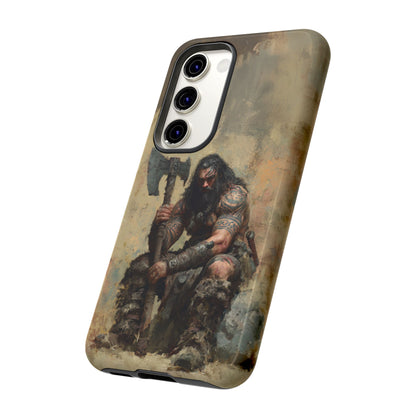 Epic Viking Axe Warrior protective phone case
