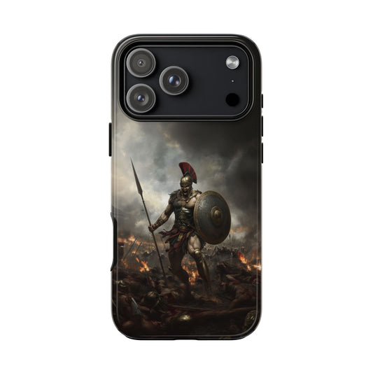 Spartan Krieger Robuste Handyhülle - Epische Kampf-Rüstung Schutzhülle für iPhone, Samsung Galaxy & Google Pixel