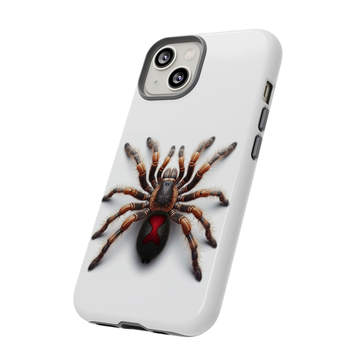 Spider Phone Case – Lucky Tarantula on White