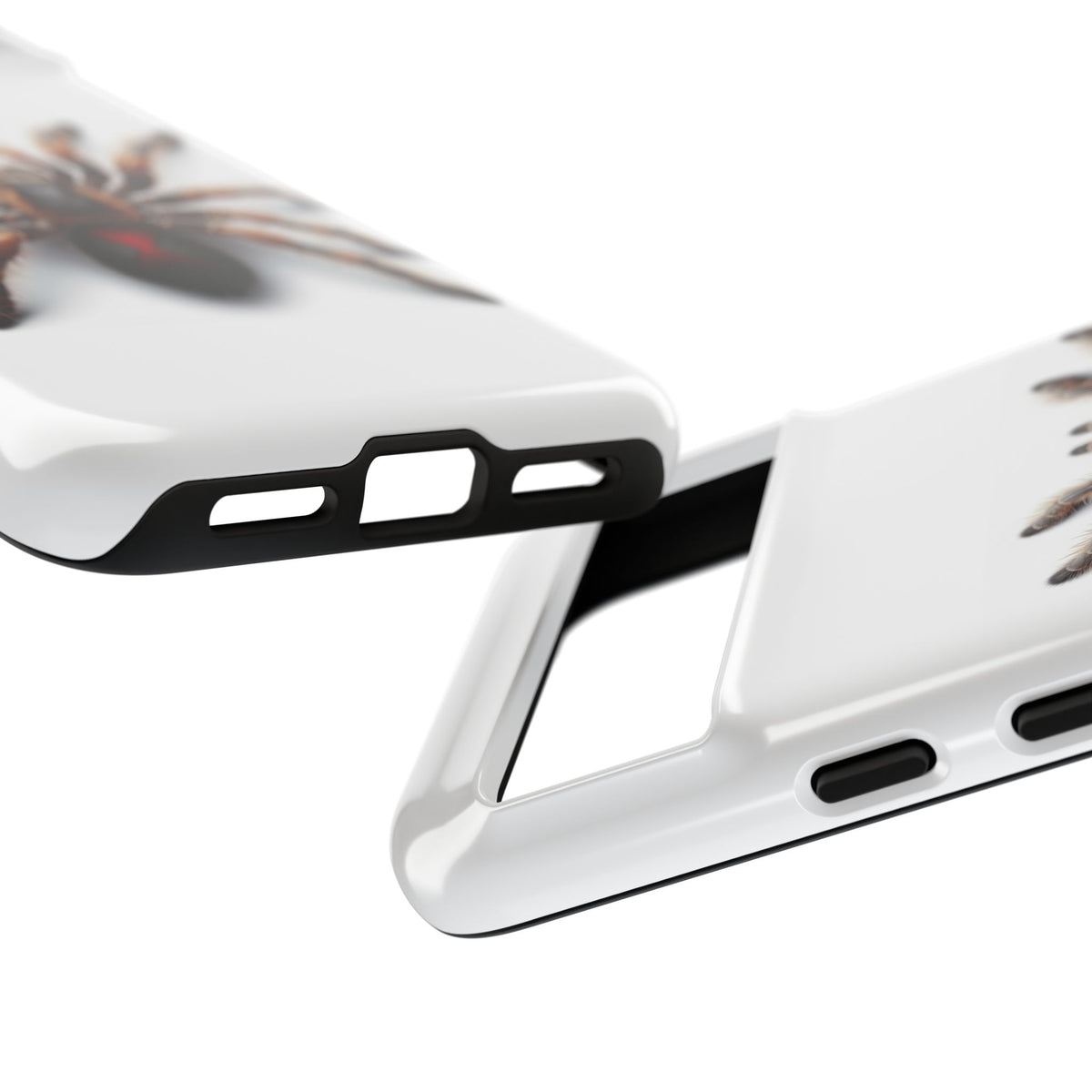 Spider Phone Case – Lucky Tarantula on White