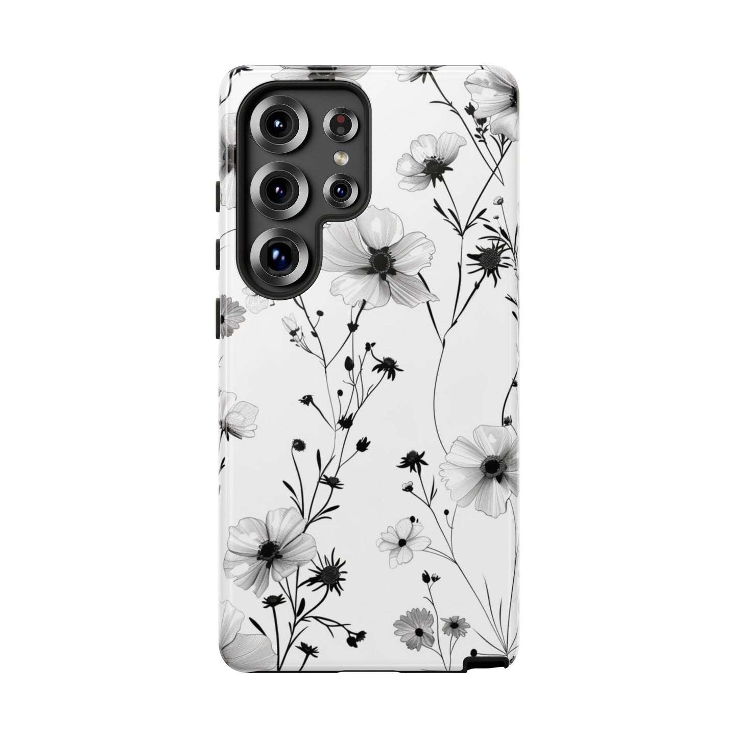 Floral Phone Case - Elegant Wildflower Design
