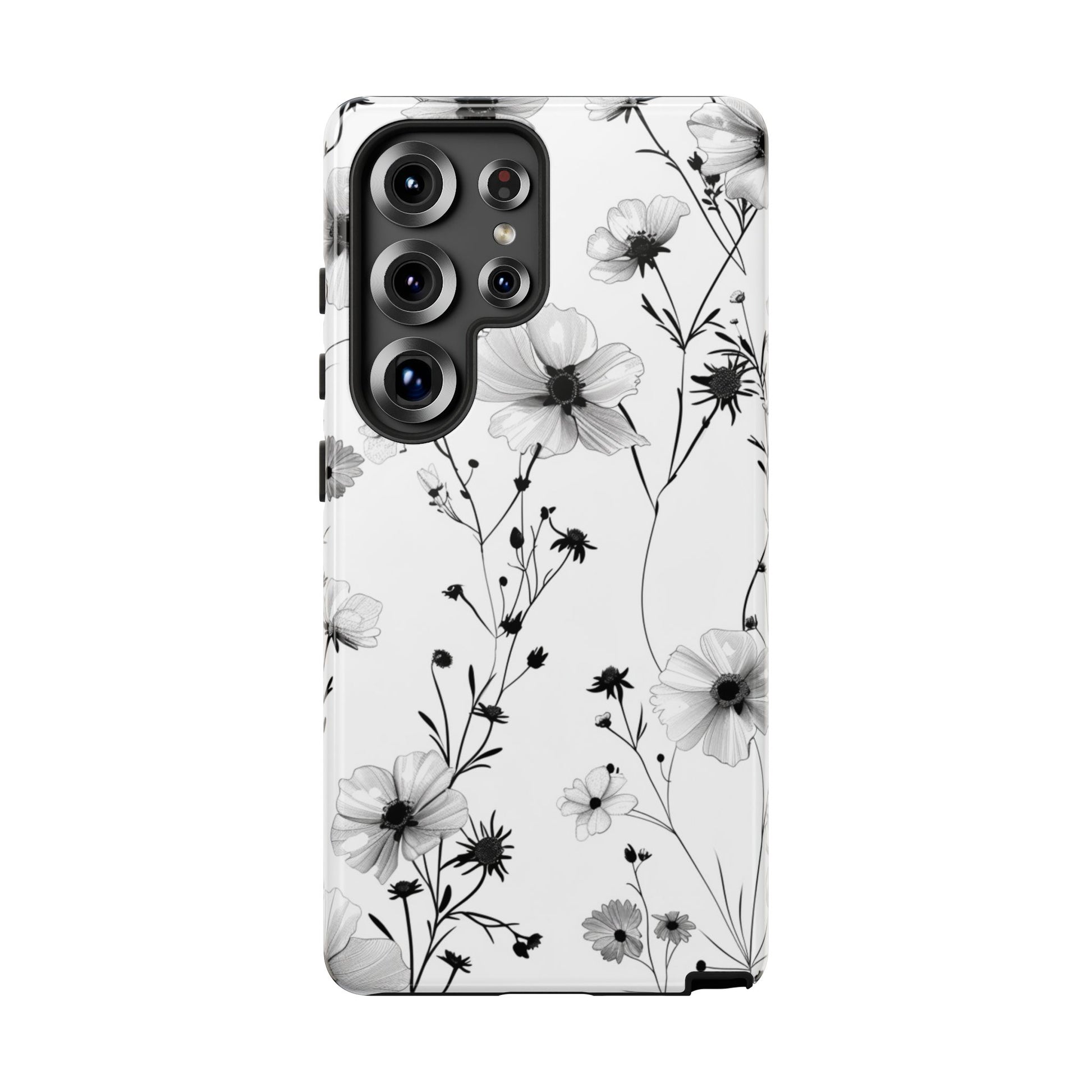 Floral Phone Case - Elegant Wildflower Design
