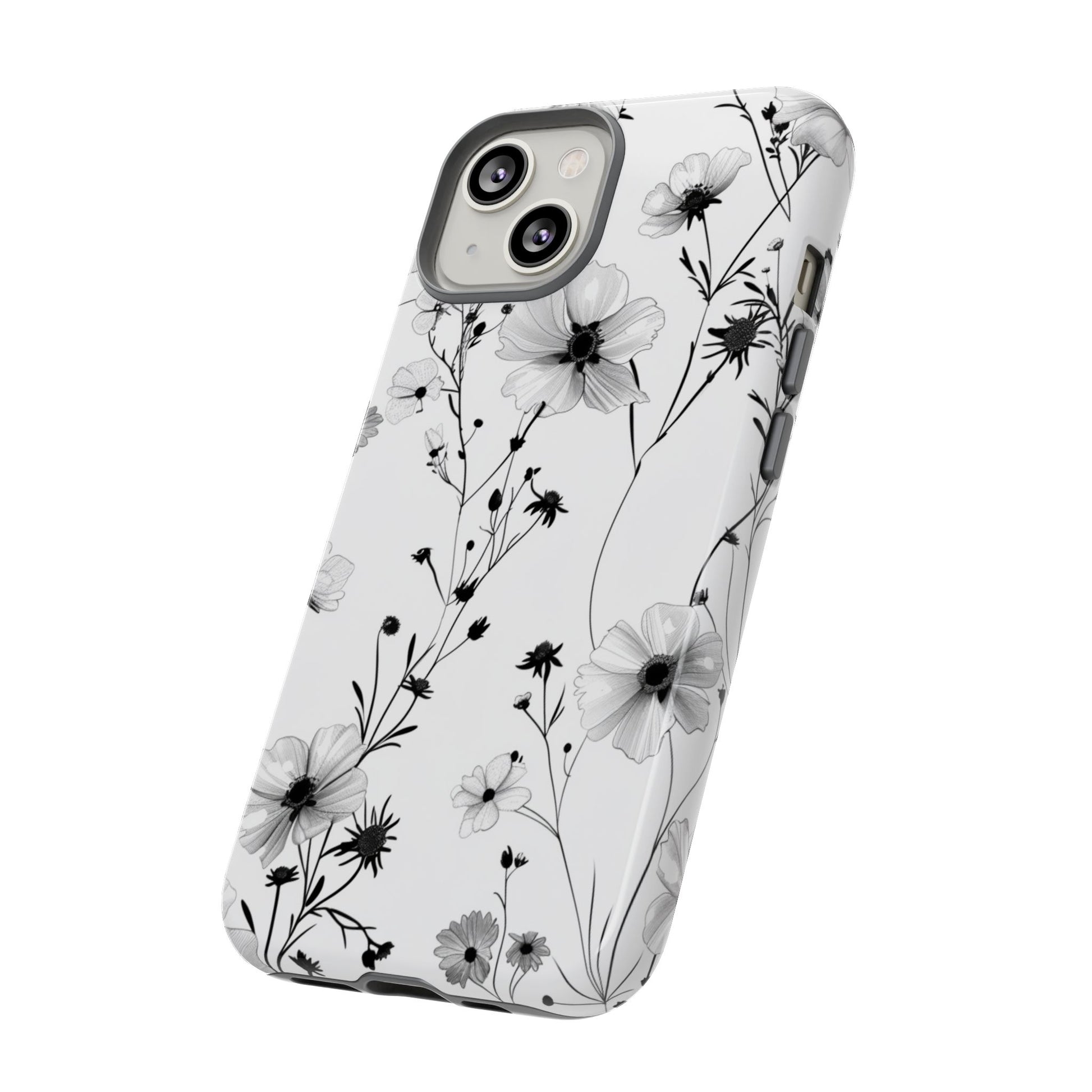 Floral Phone Case - Wildflower Design for iPhone Samsung Google Pixel
