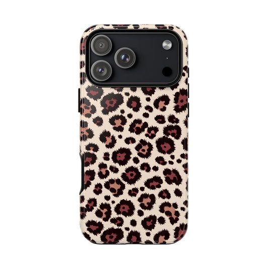 Robuste Handyhülle mit Leopardenmuster – Zweischichtige Schutzhülle für iPhone, Samsung Galaxy & Google Pixel