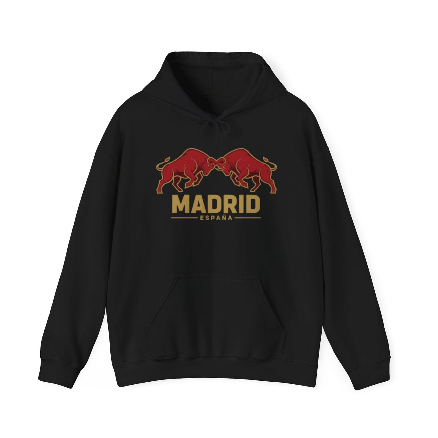 Madrid Spain Bull Hoodie – Vintage Fighting Bulls Graphic Sweatshirt
