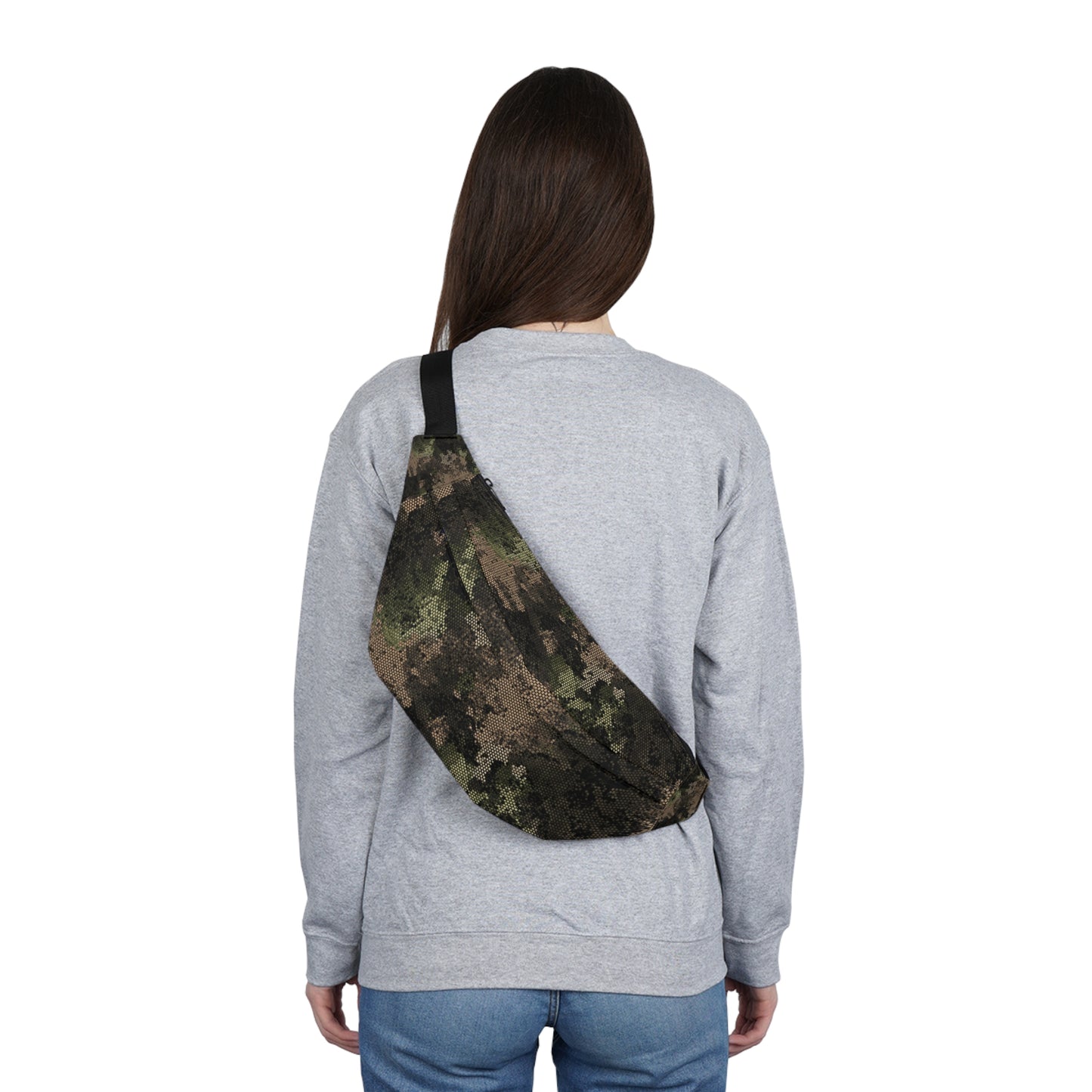 Tarnung Große Bauchtasche – Taktische Camo-Gürteltasche