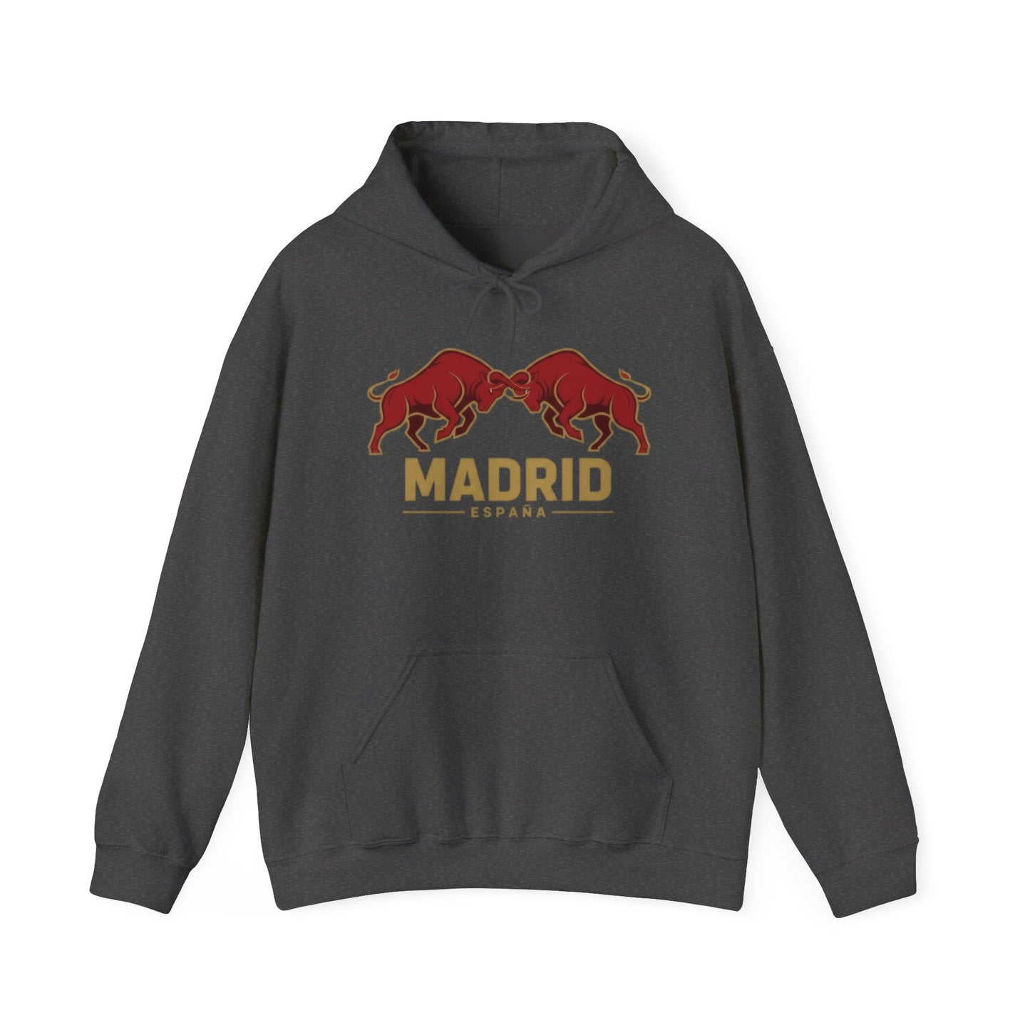 Madrid Spain Bull Hoodie – Vintage Fighting Bulls Graphic Sweatshirt