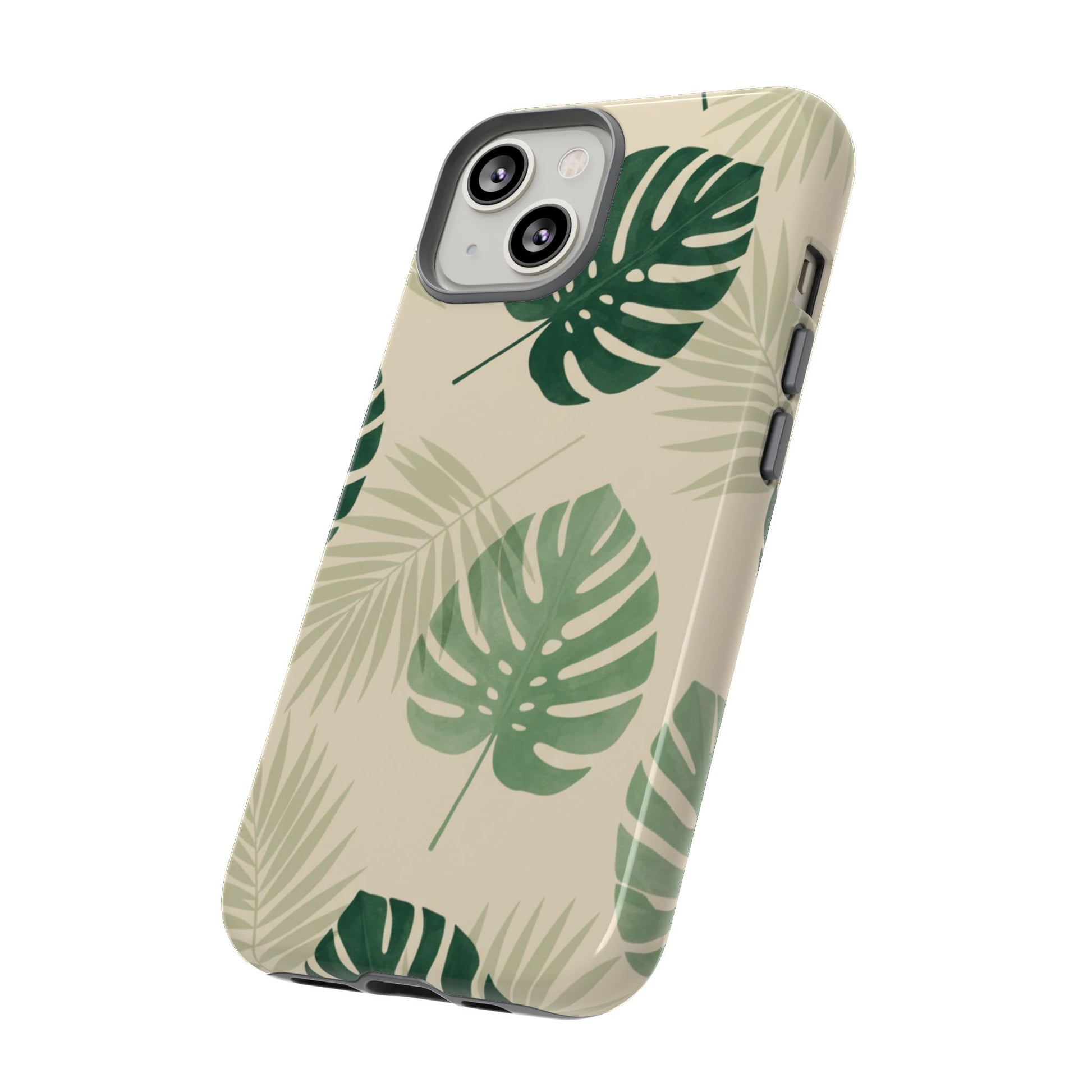 Tropical Leaf Phone Case - Precise Camera Cutouts
