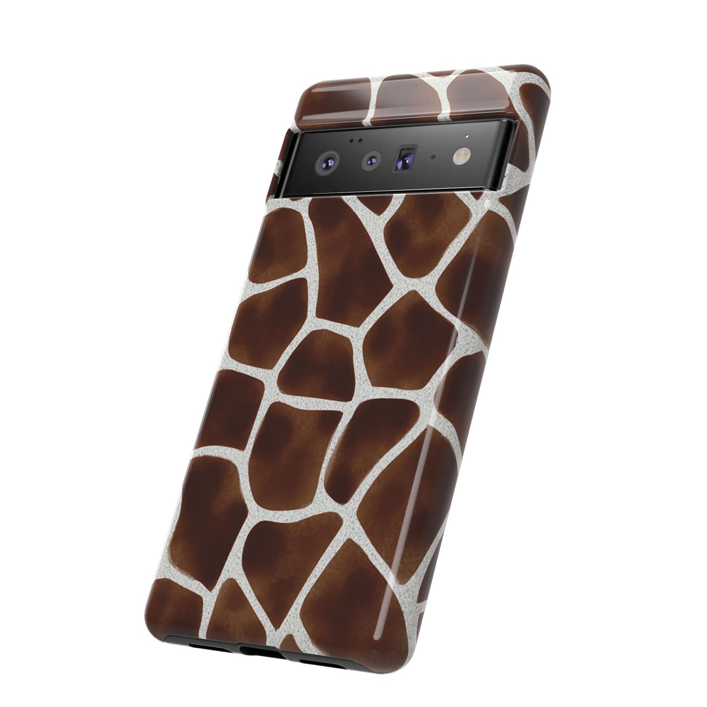 Robuste Handyhülle mit Giraffendruck - Schutzhülle mit Safari-Tiermuster für iPhone, Samsung Galaxy & Google Pixel