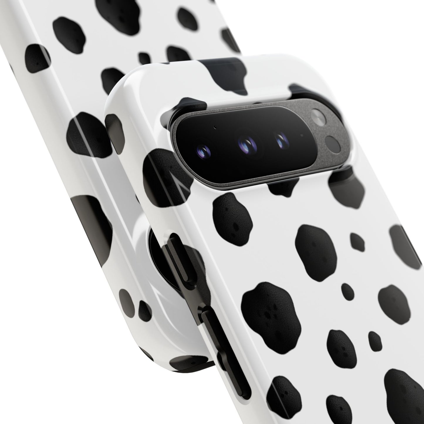 Animal print dalmatian spot phone case with UV-resistant print for all smartphone models
