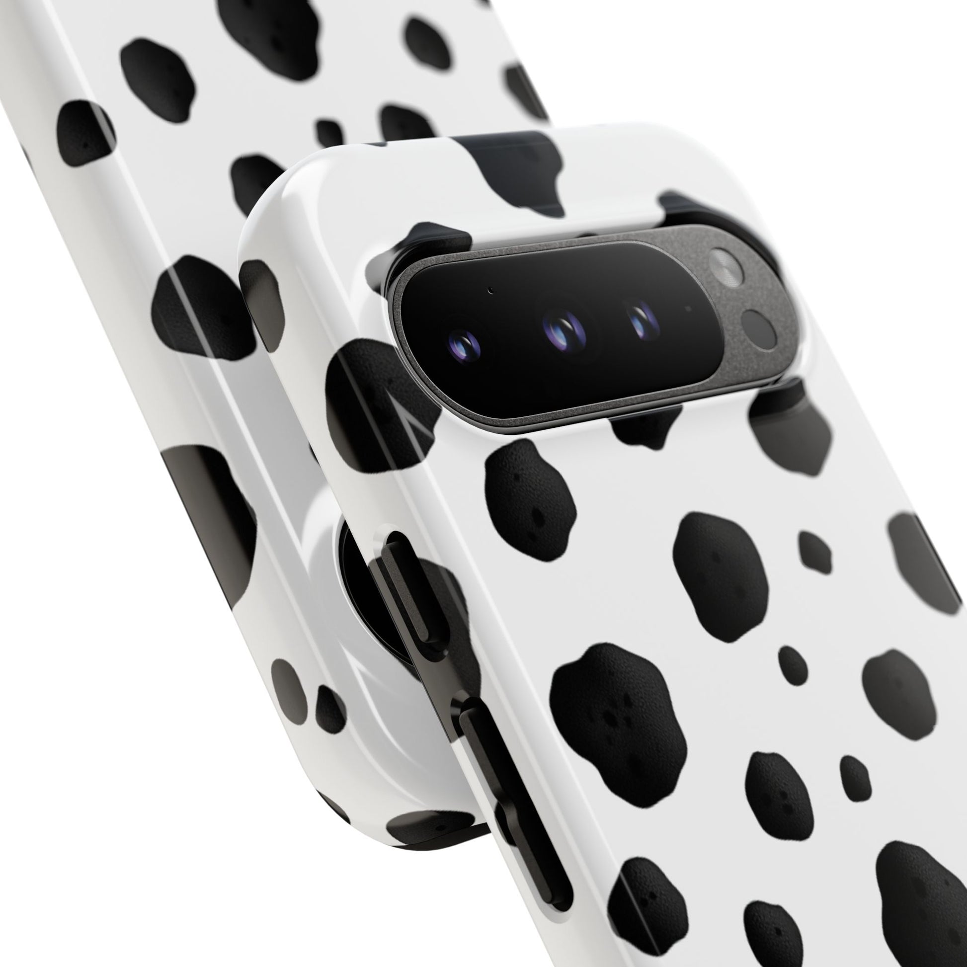 Animal print dalmatian spot phone case with UV-resistant print for all smartphone models
