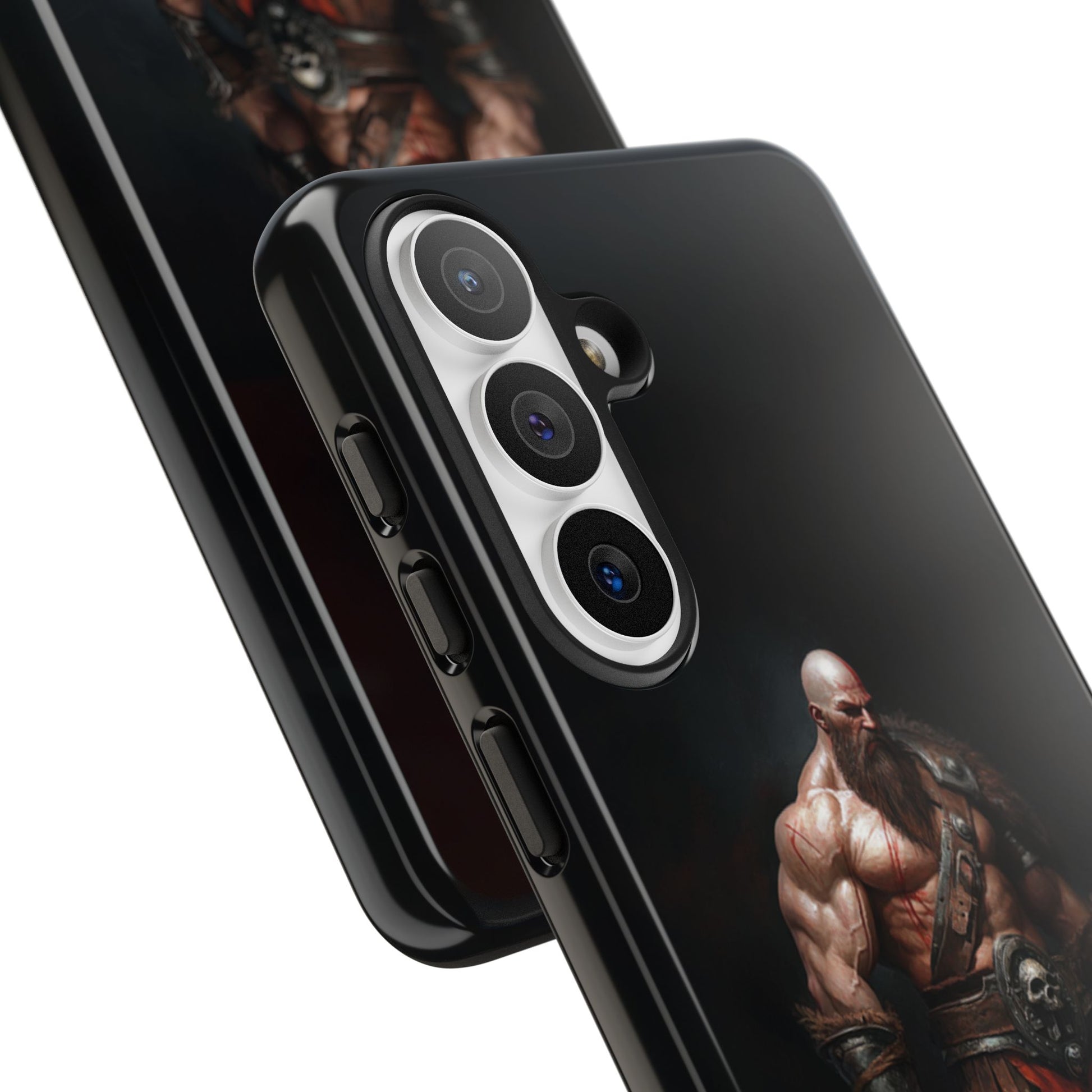 Samsung Galaxy S26 Plus Viking phone case - Epic Norse warrior design with wireless charging support
