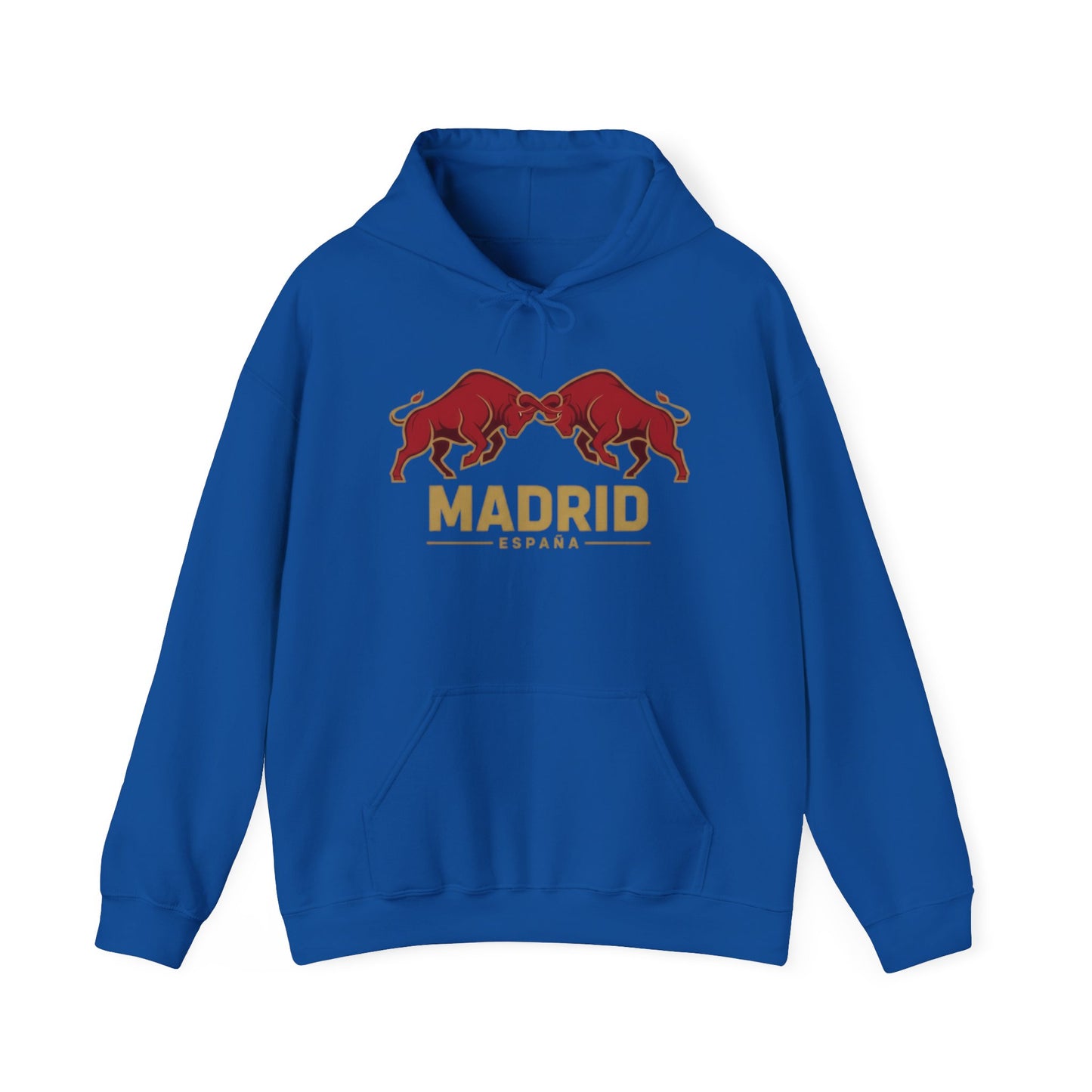Madrid Spain Bull Hoodie – Vintage Fighting Bulls Graphic Sweatshirt