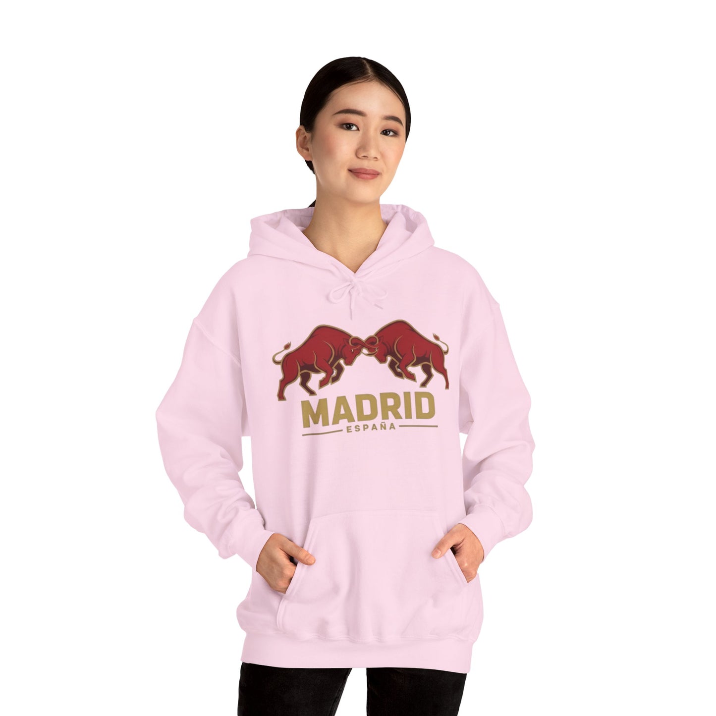 Madrid Spain Bull Hoodie – Vintage Fighting Bulls Graphic Sweatshirt
