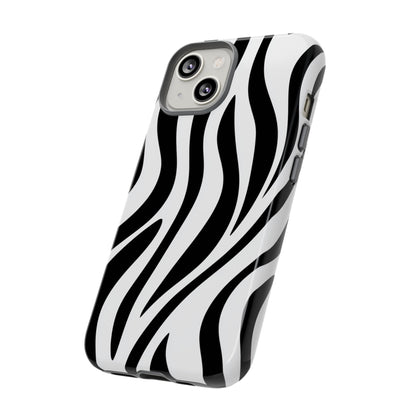 Animal pattern phone case - Striking zebra print with certified materials and shock absorption
