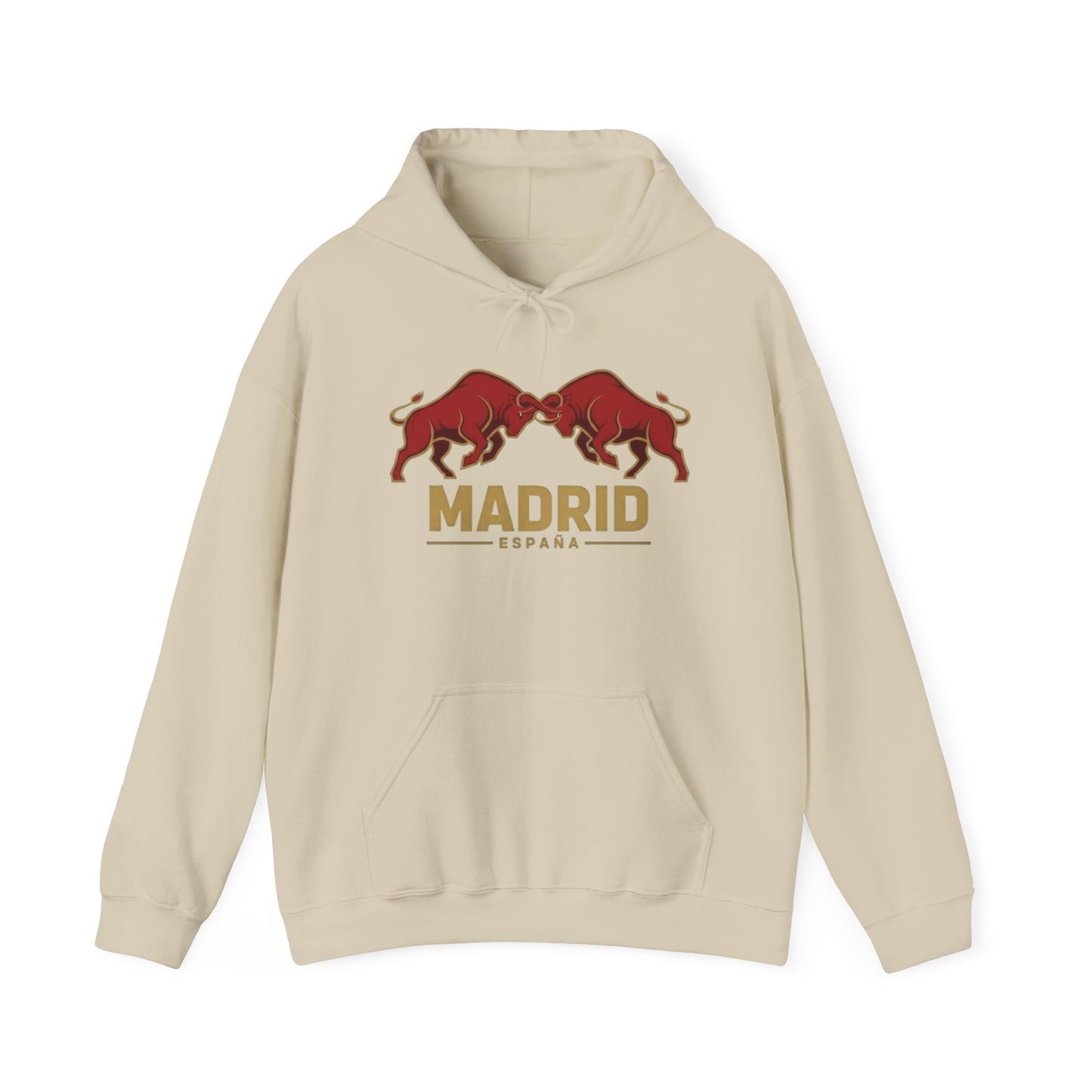 Madrid Spain Bull Hoodie – Vintage Fighting Bulls Graphic Sweatshirt