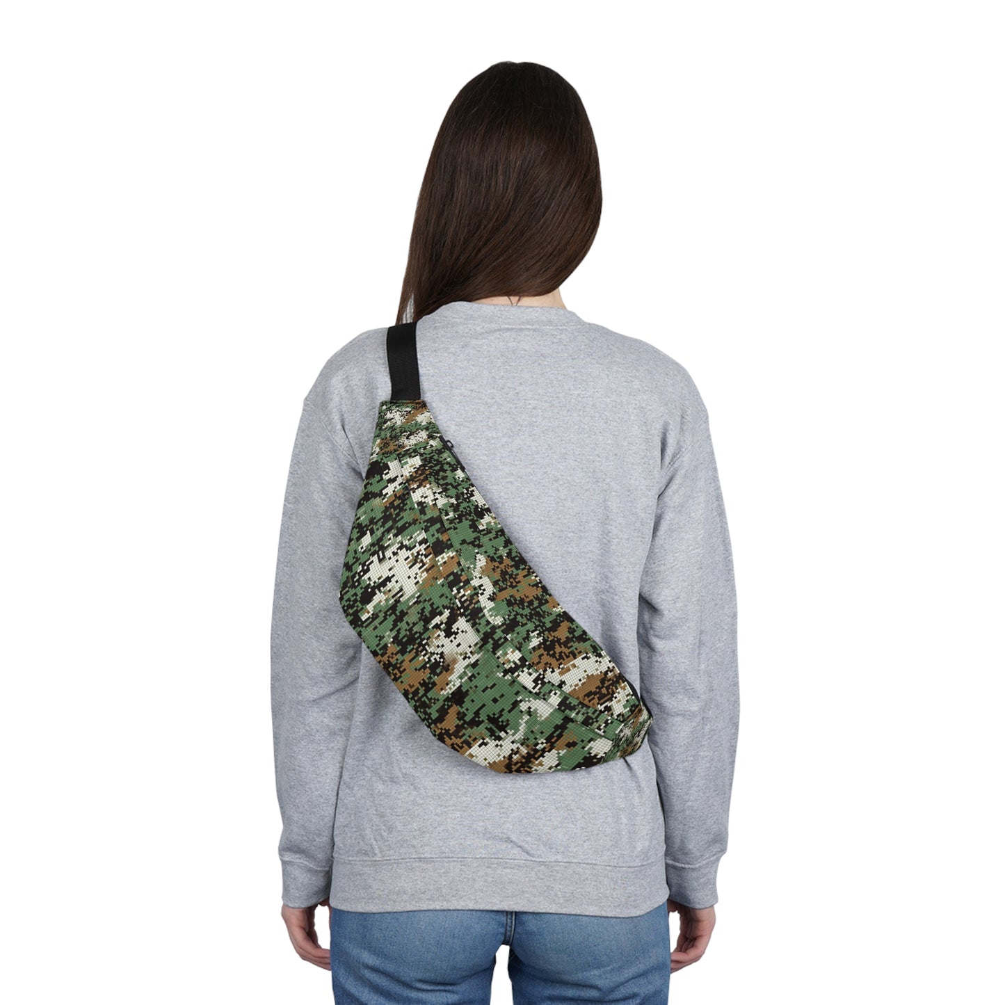 Camo Digital Woodland Bauchtasche – Große taktische Gürteltasche