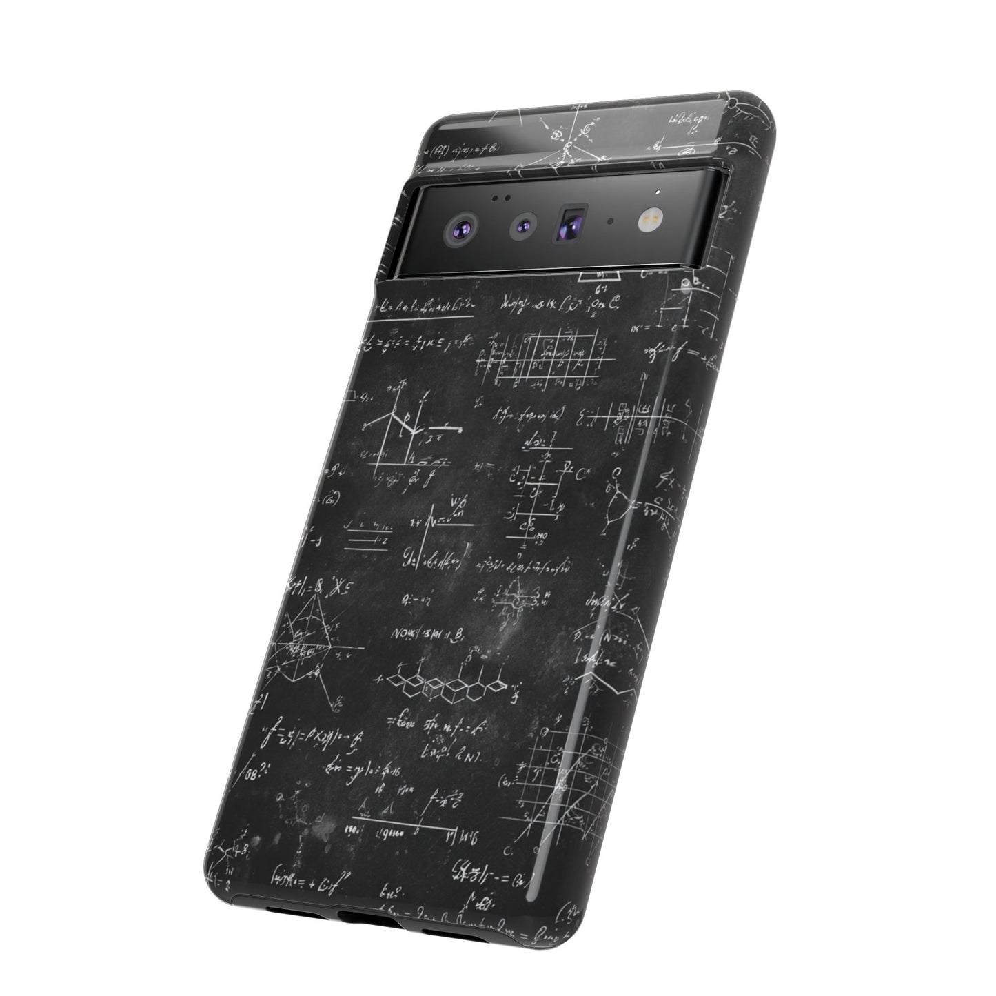 Handyhülle „Mathegleichungen – Tough Case“ – Schutzhülle mit Kreidetafel-Wissenschaftsformel für iPhone, Samsung Galaxy und Google Pixel