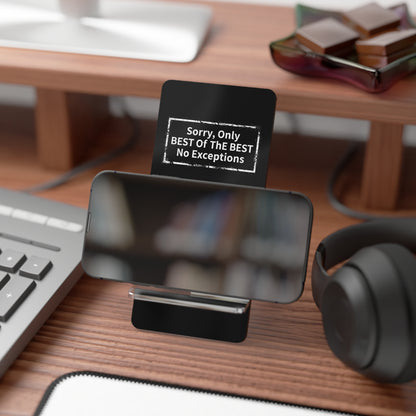 Phone Stand - Best of the Best Motivational Acrylic Mobile Holder for Desk & Office