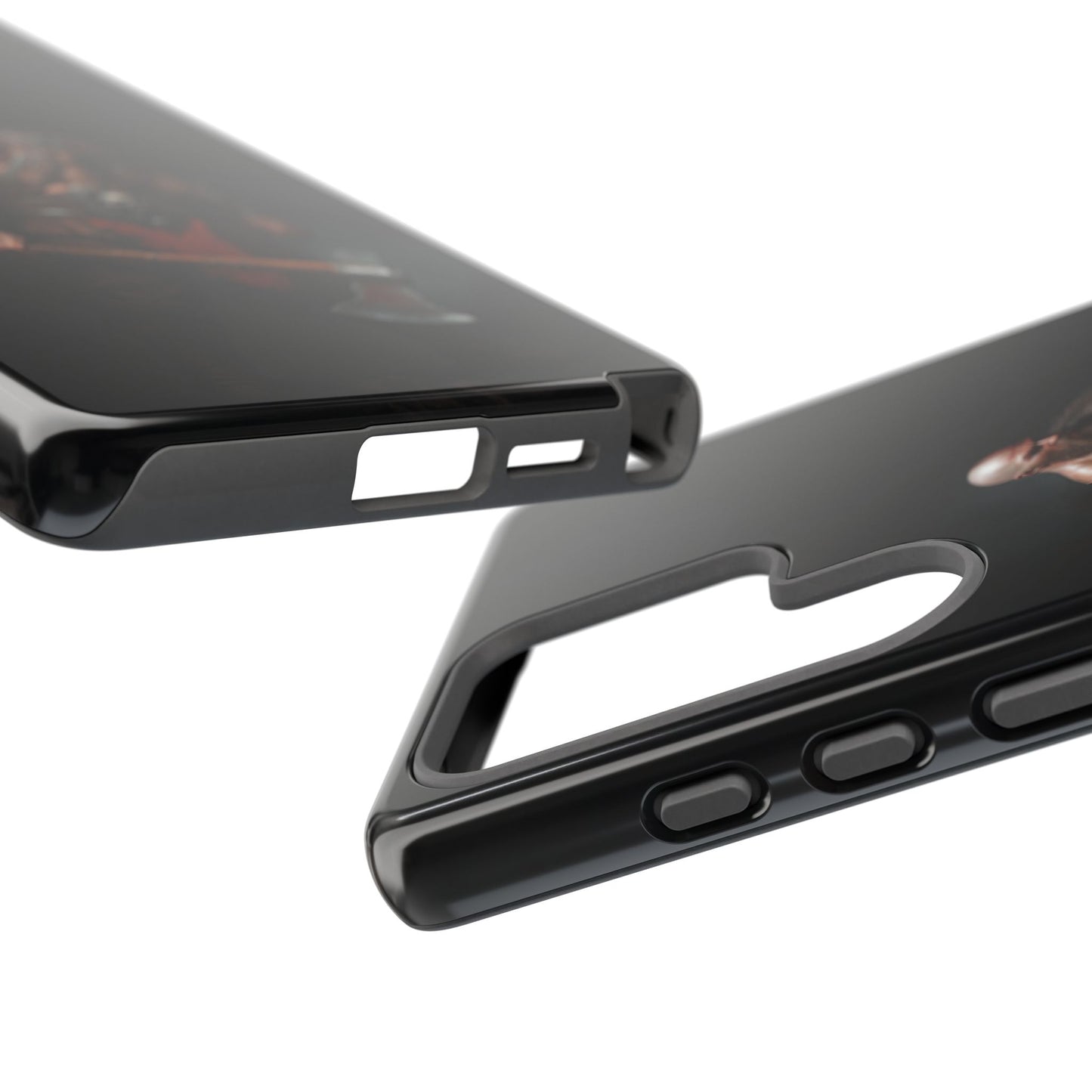 Wikingerkrieger Robuste Handyhülle – Muskulöser Axtkämpfer Schlachtkunst-Cover für iPhone, Samsung Galaxy & Google Pixel