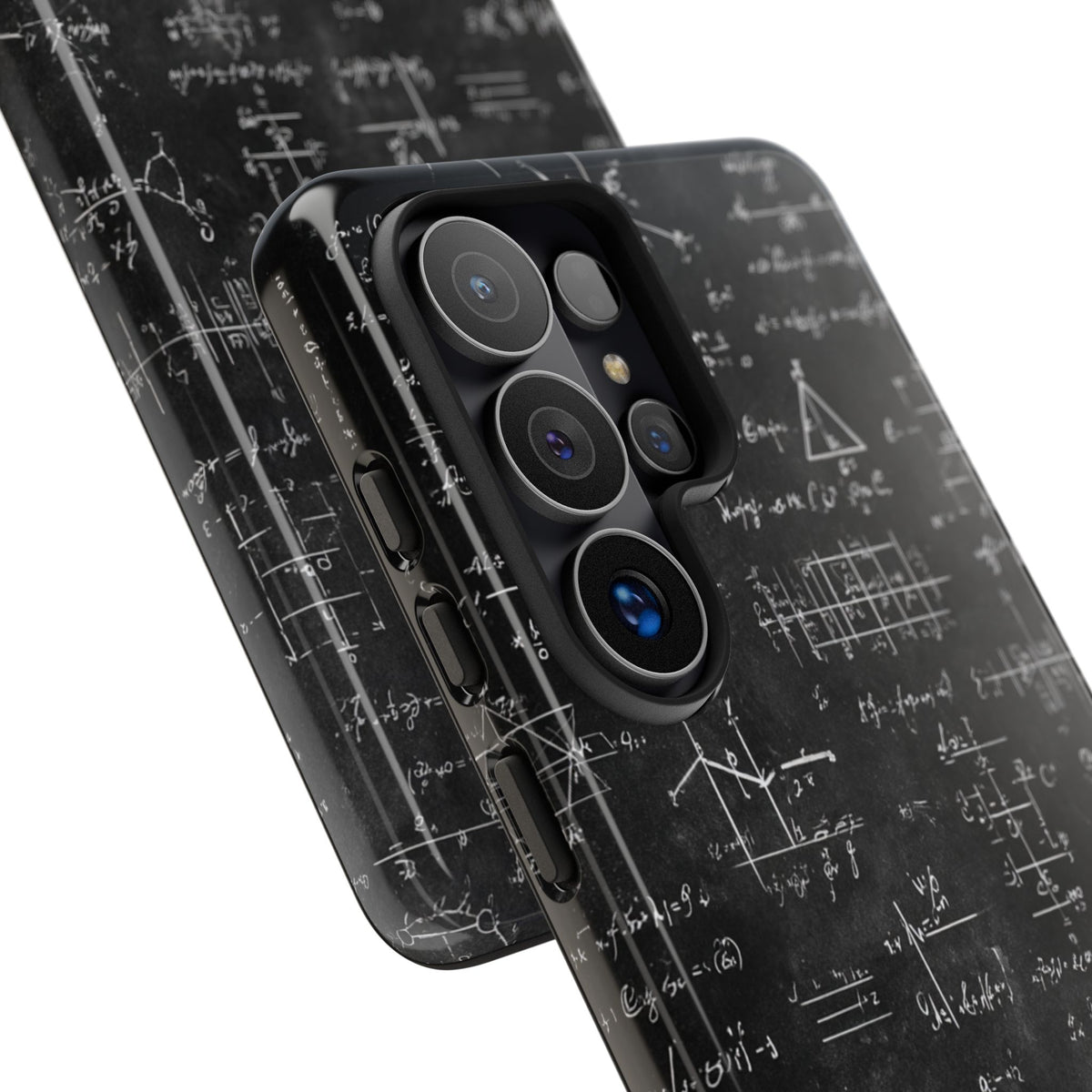 Handyhülle „Mathegleichungen – Tough Case“ – Schutzhülle mit Kreidetafel-Wissenschaftsformel für iPhone, Samsung Galaxy und Google Pixel