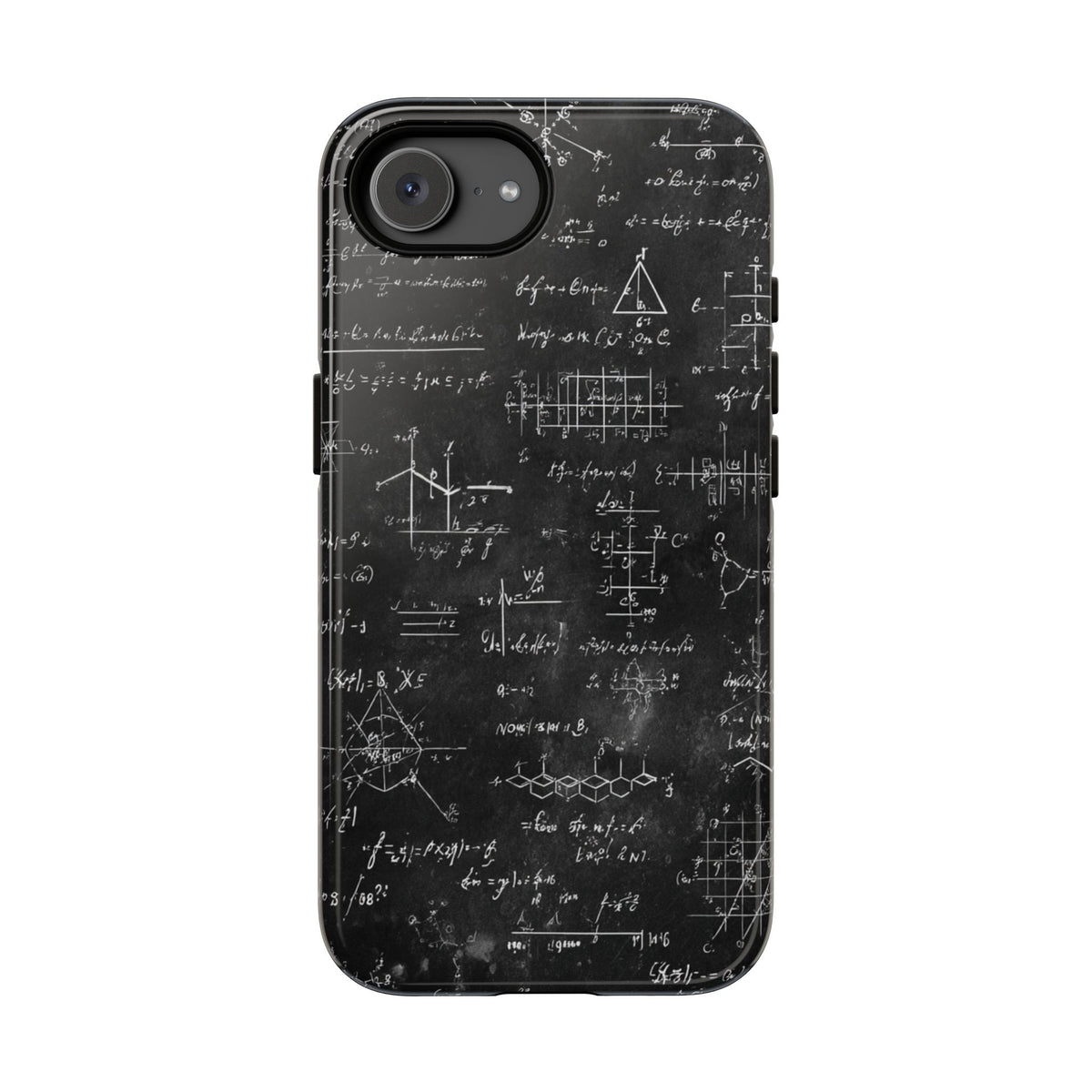 Handyhülle „Mathegleichungen – Tough Case“ – Schutzhülle mit Kreidetafel-Wissenschaftsformel für iPhone, Samsung Galaxy und Google Pixel