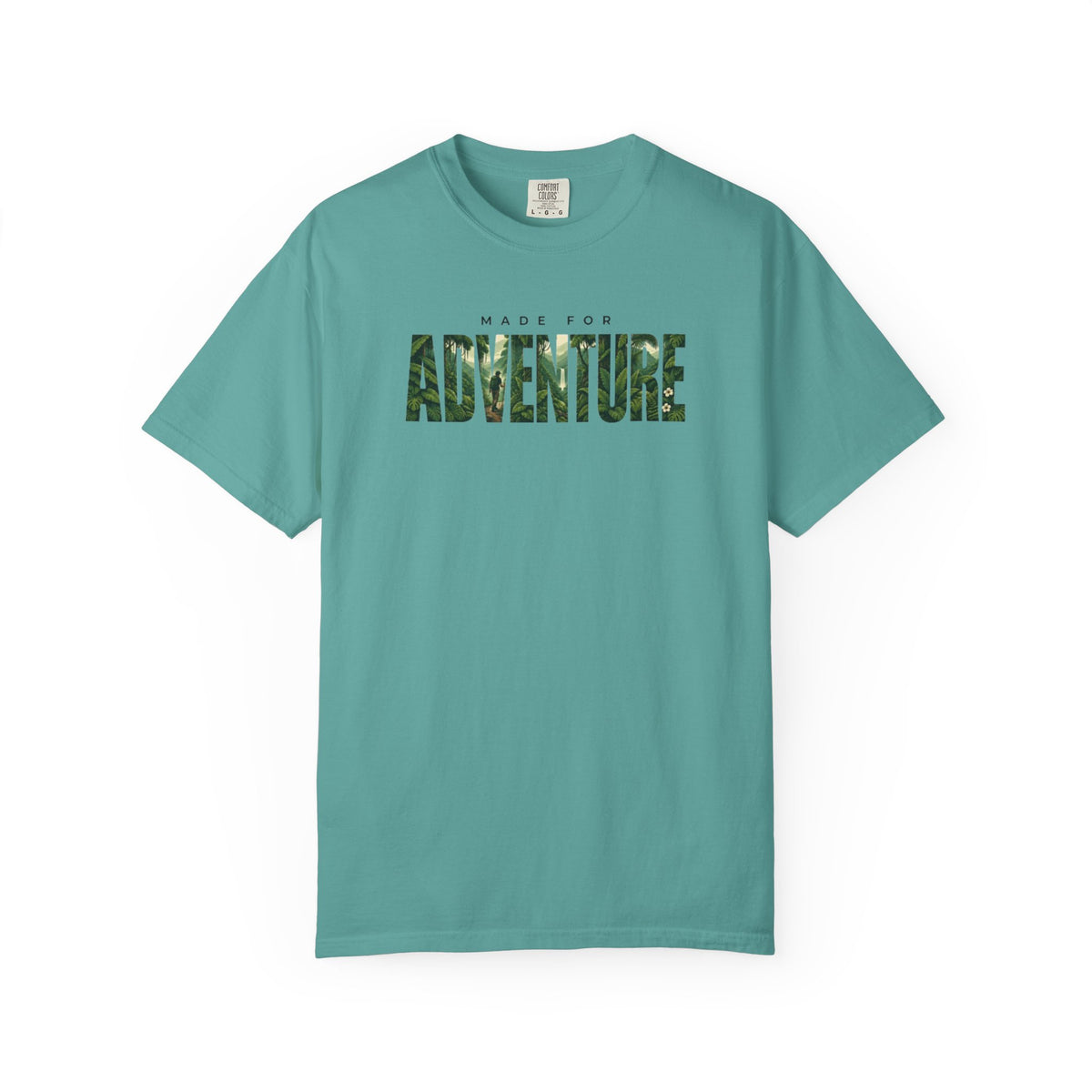 T-shirt « Made for Adventure » – T-shirt unisexe à motif jungle