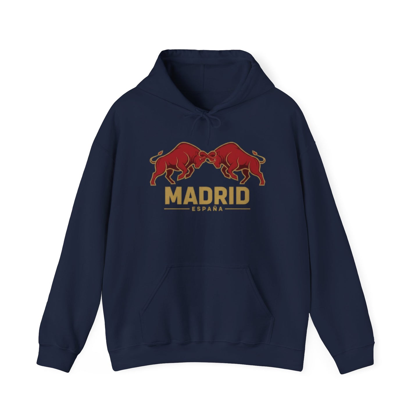 Madrid Spain Bull Hoodie – Vintage Fighting Bulls Graphic Sweatshirt
