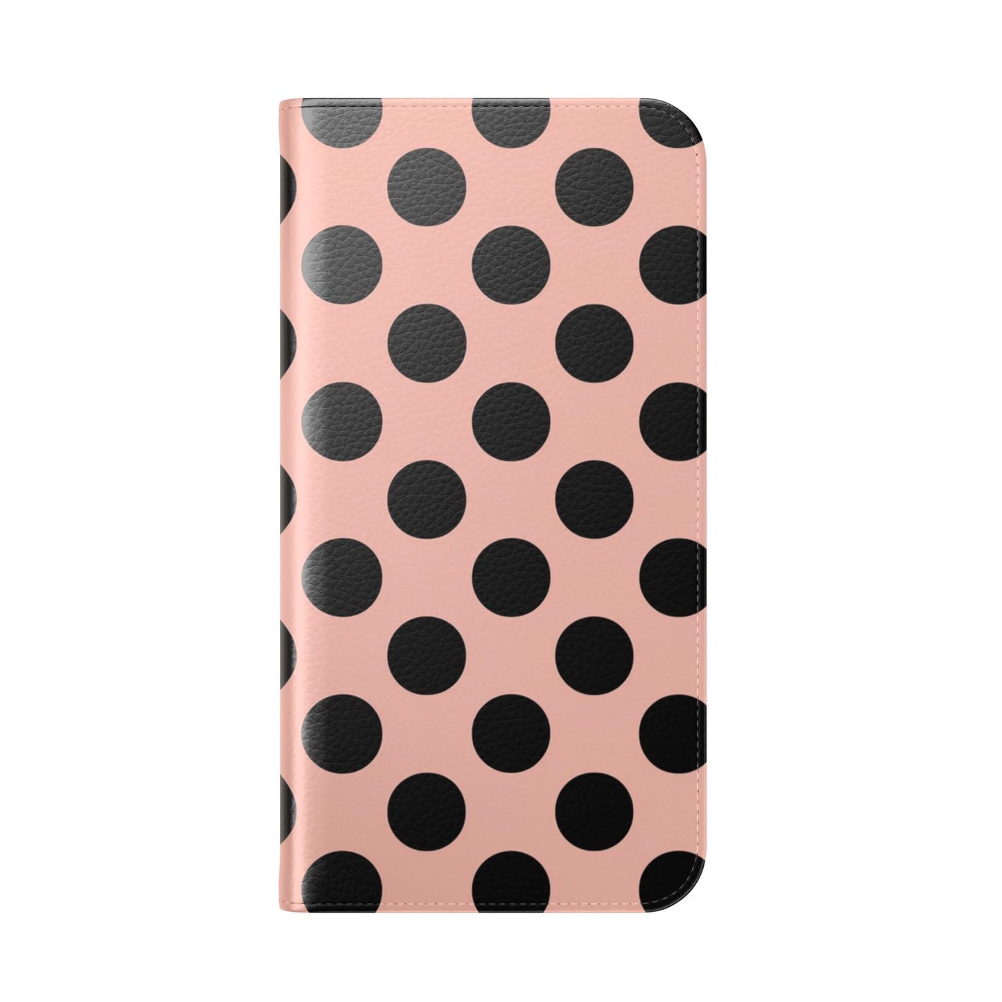Vintage-inspired flip case with D-ring attachment and faux leather exterior - compatible with all iPhone and Samsung models