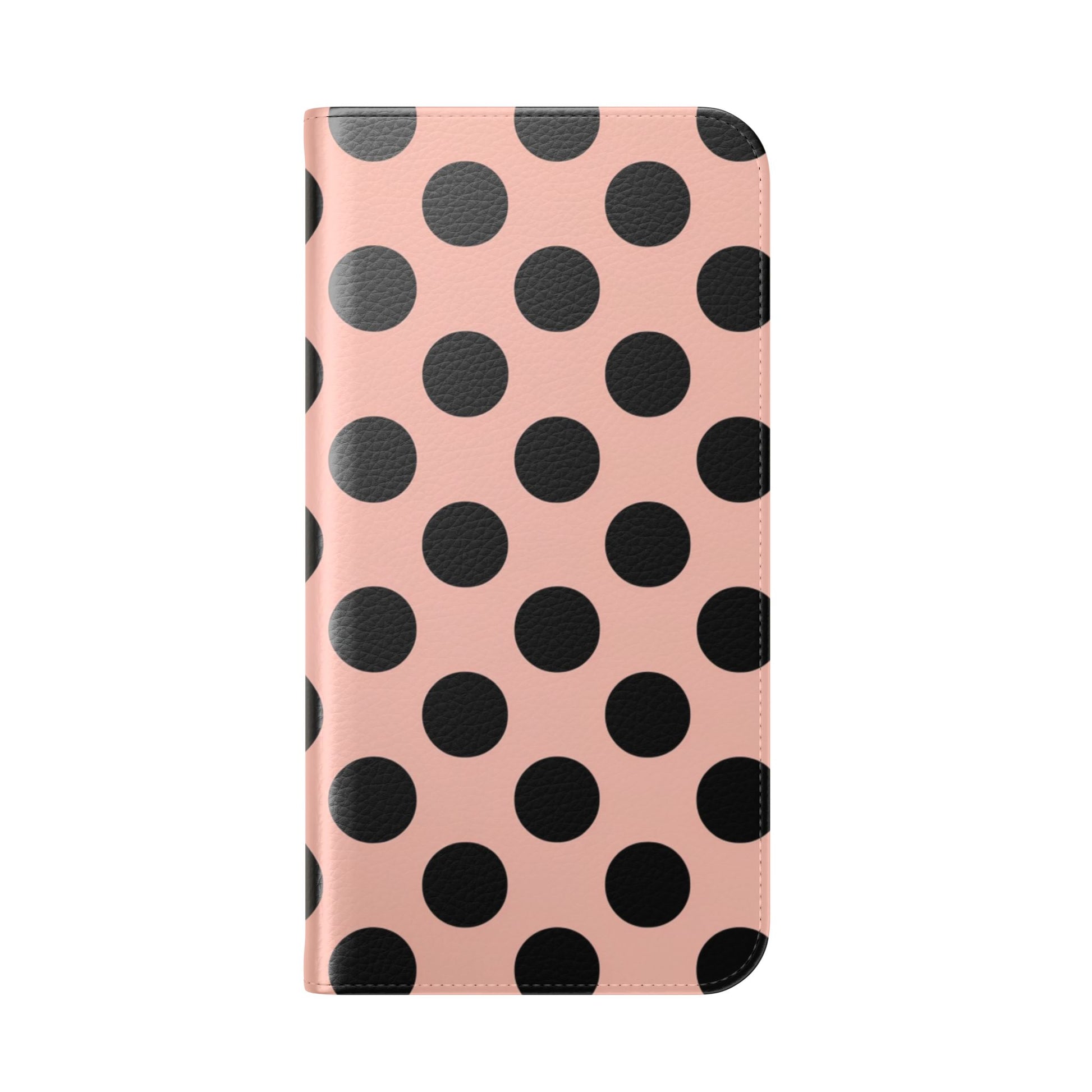 Vintage-inspired flip case with D-ring attachment and faux leather exterior - compatible with all iPhone and Samsung models