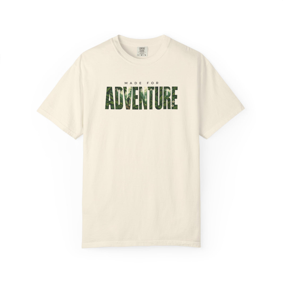 T-shirt « Made for Adventure » – T-shirt unisexe à motif jungle